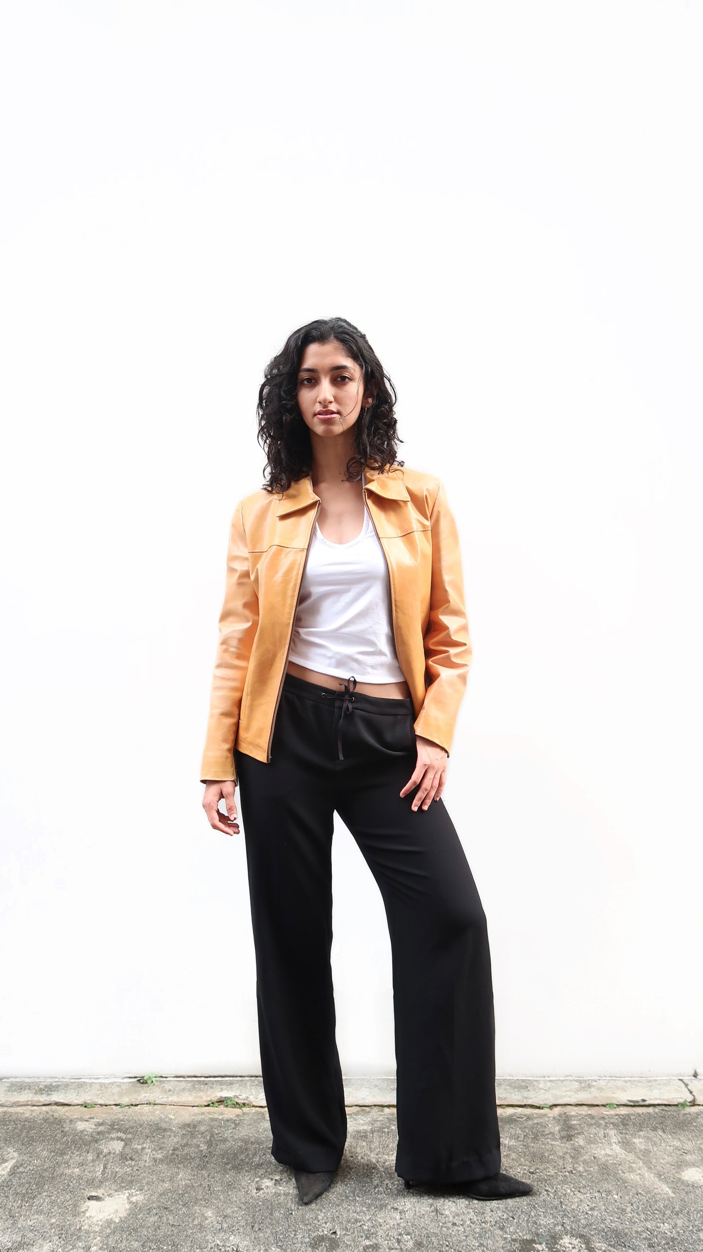Yellow Leather Jacket