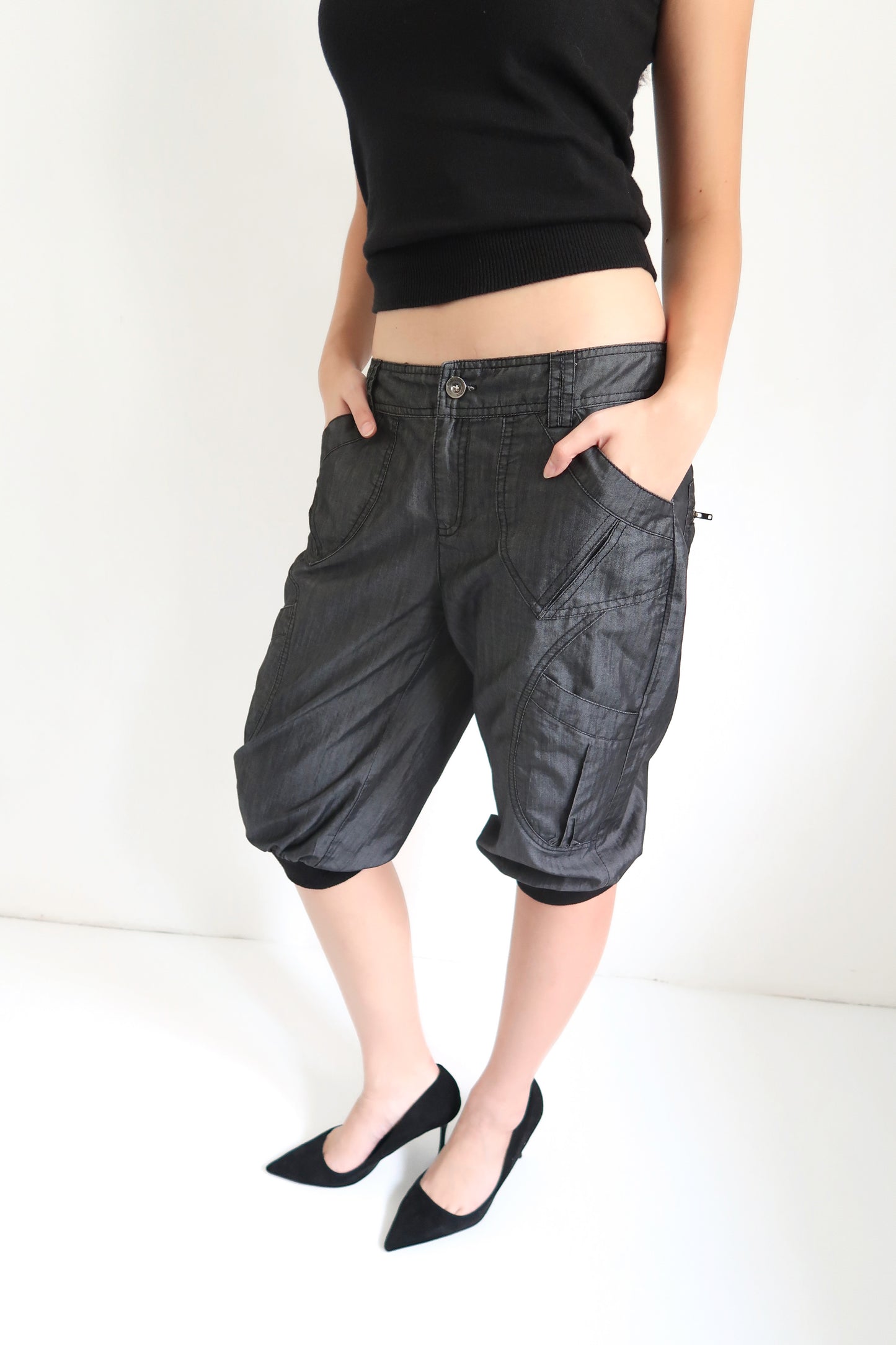 Dark Grey Capris
