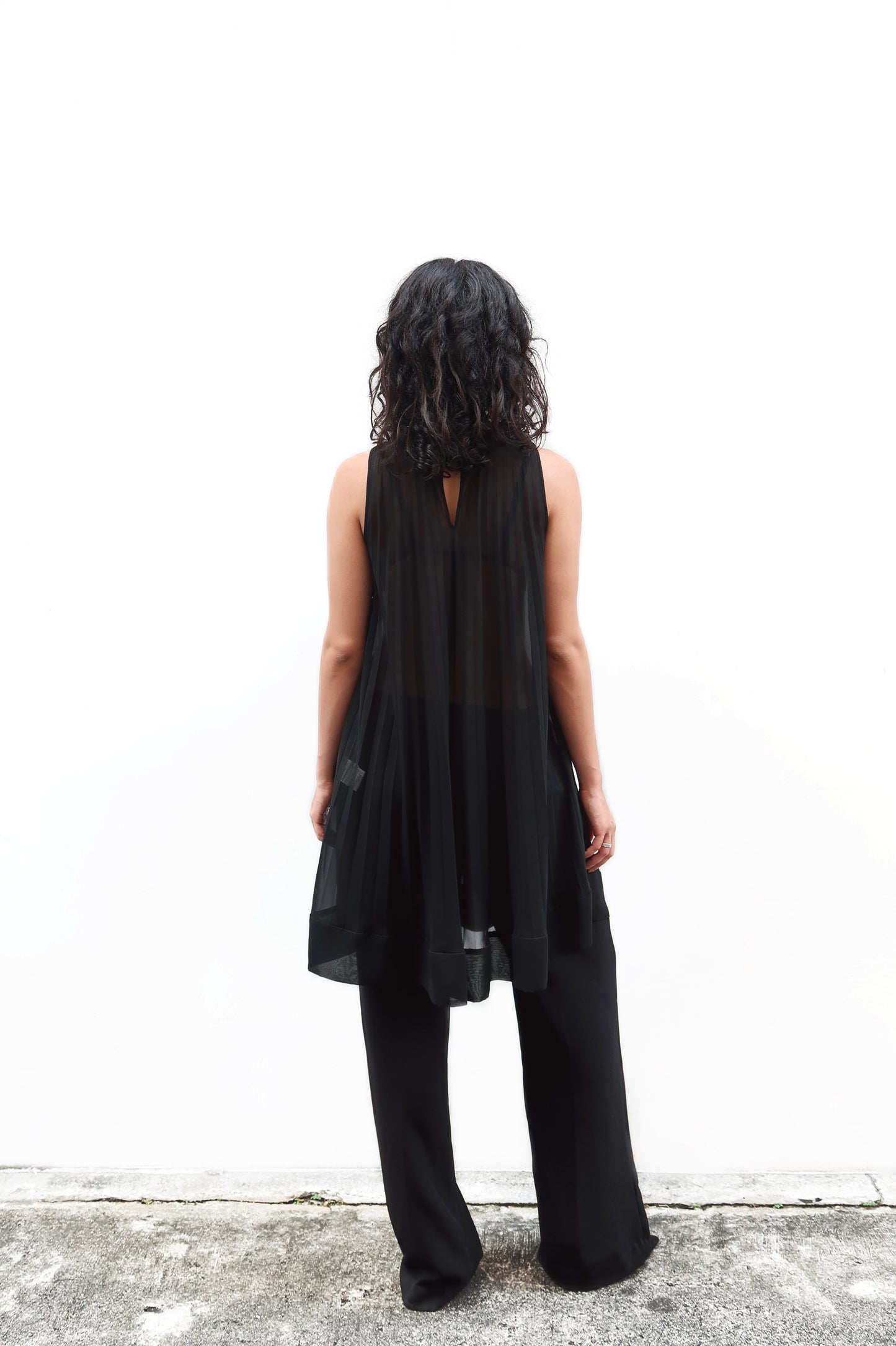 Black Sheer Dress