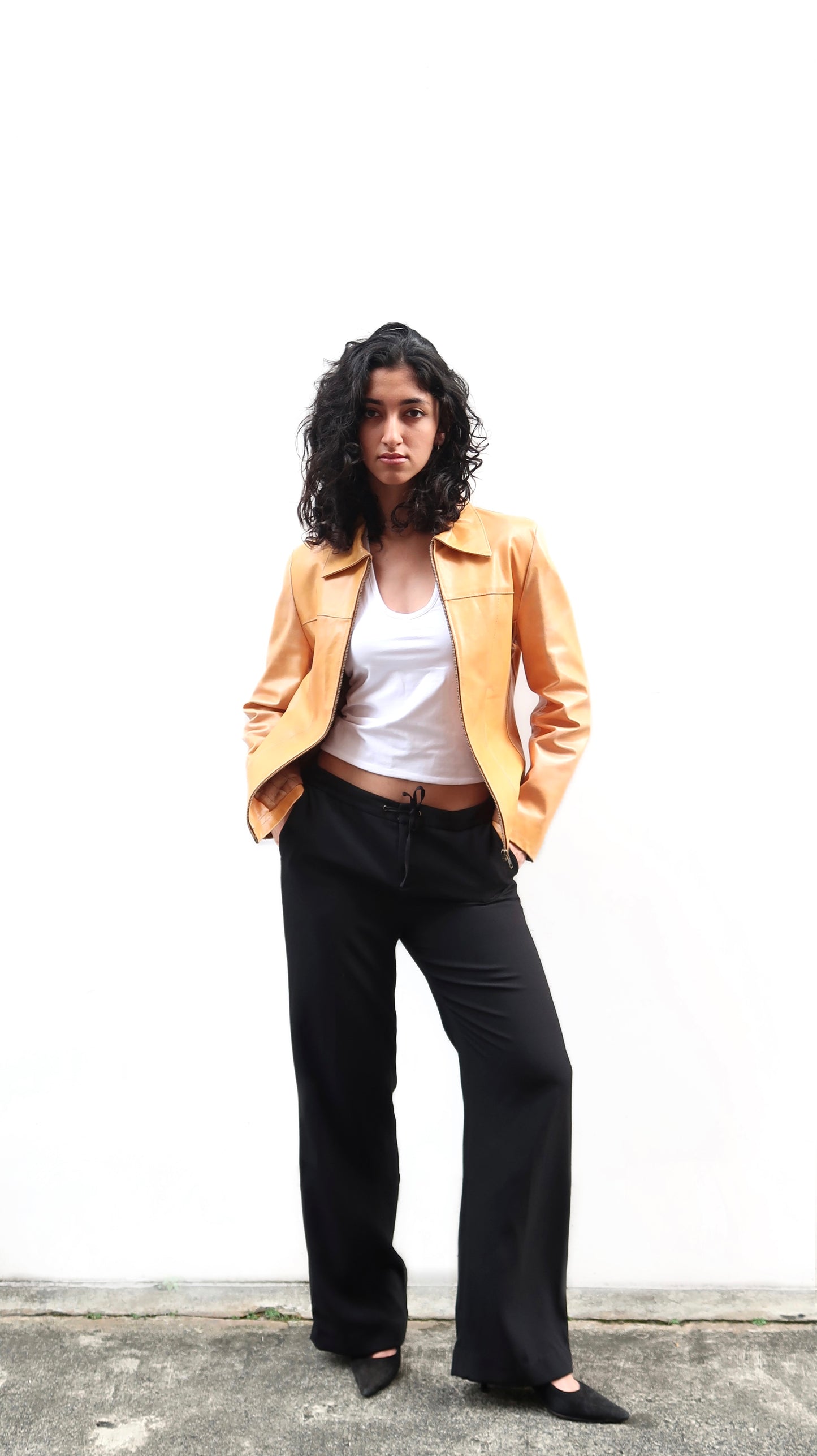 Yellow Leather Jacket