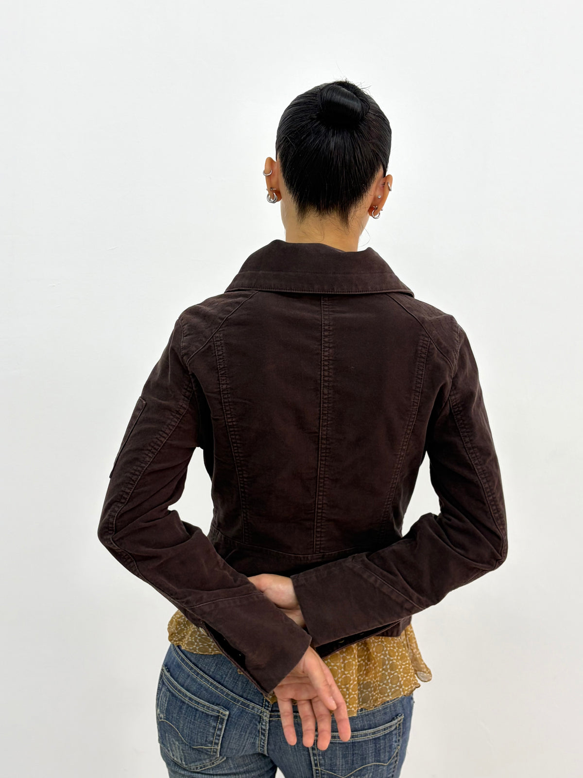 Brown Fitted Jacket