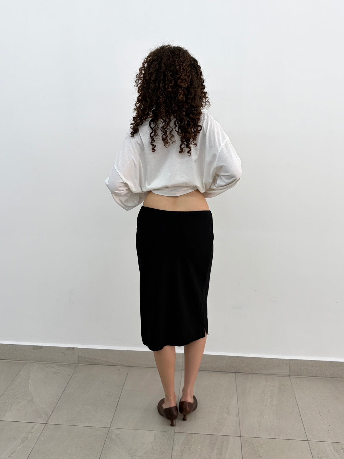 White Long Sleeve Top