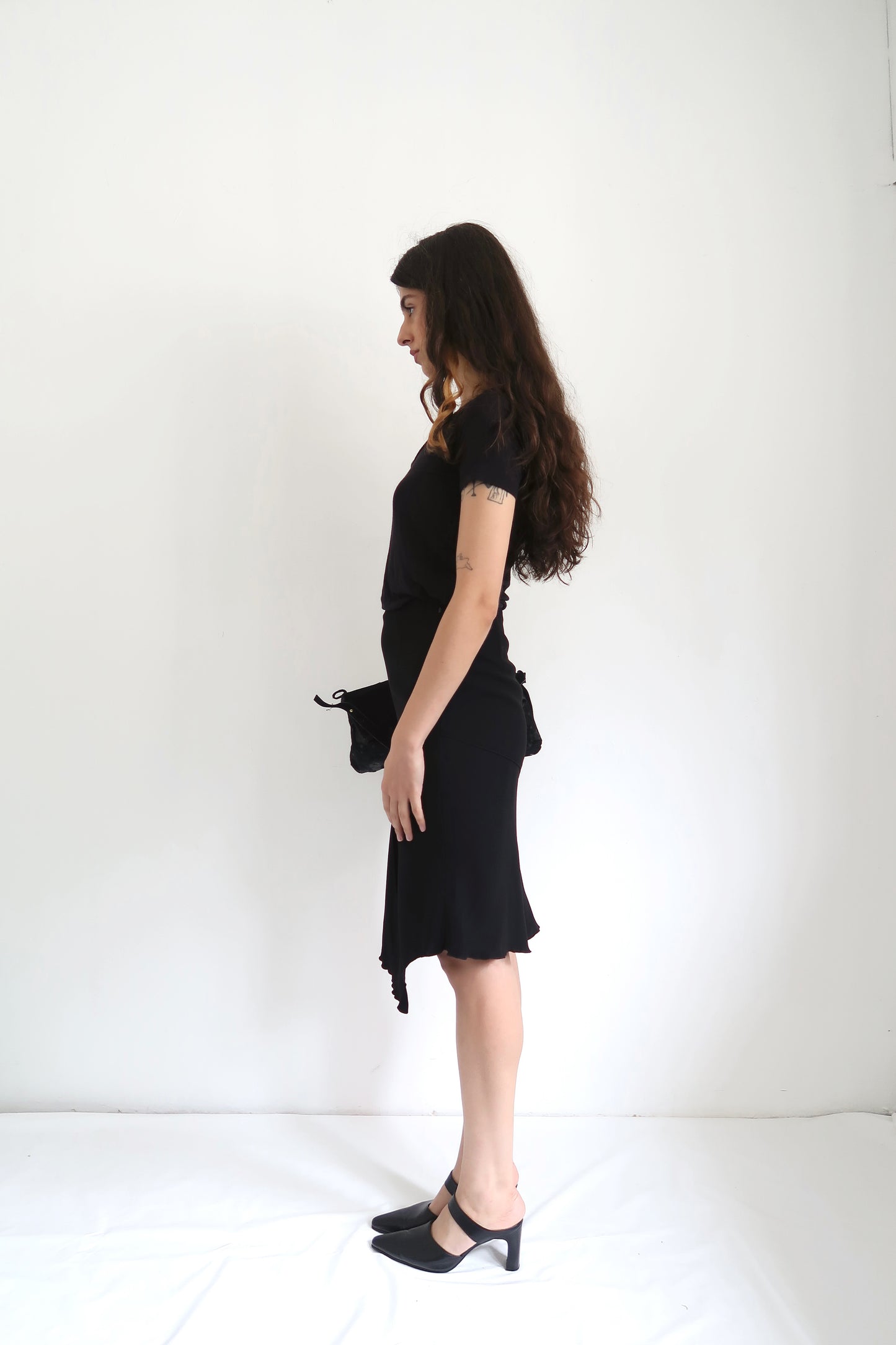Black Midi Skirt