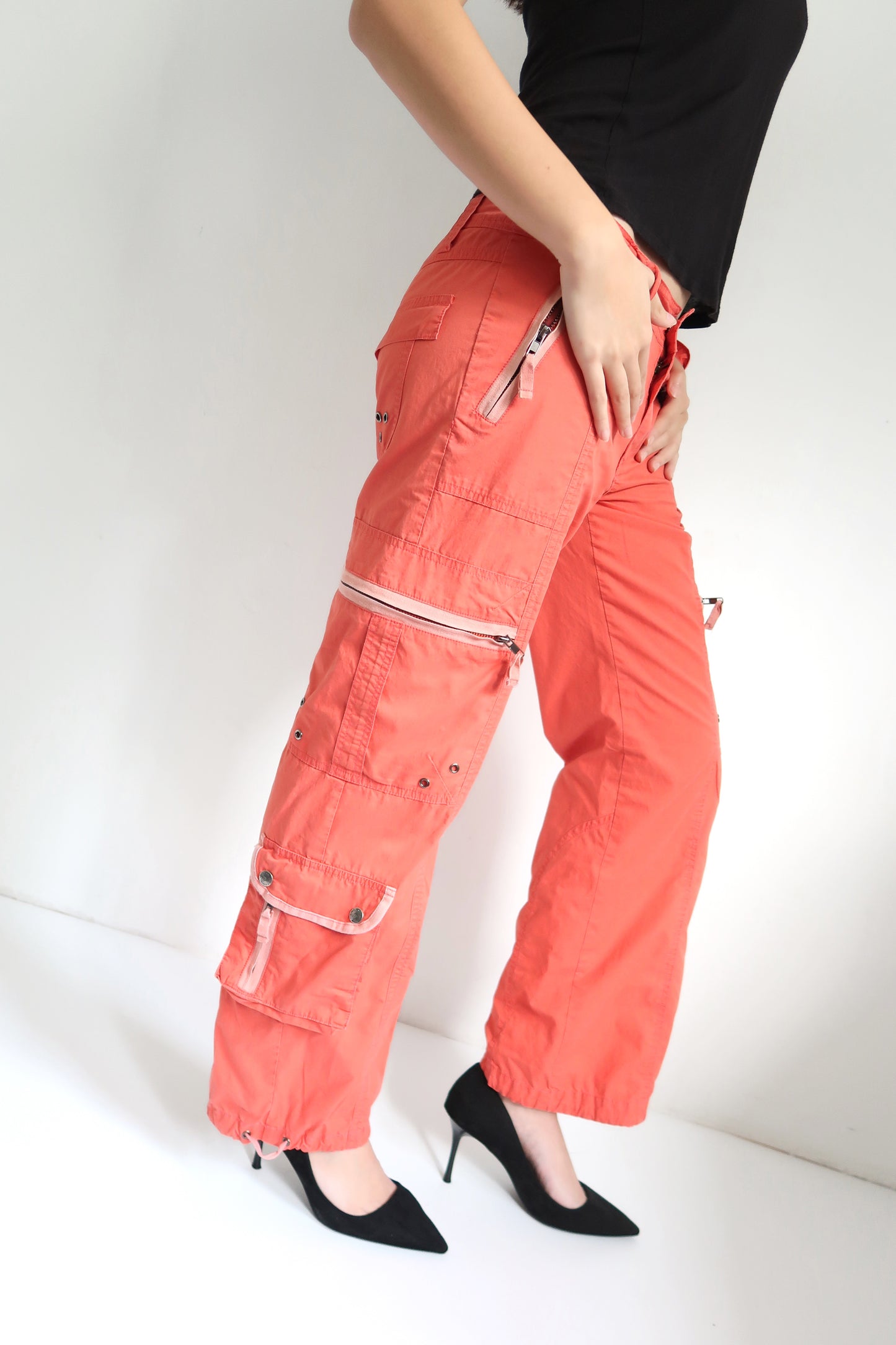 Red Cargo Pants