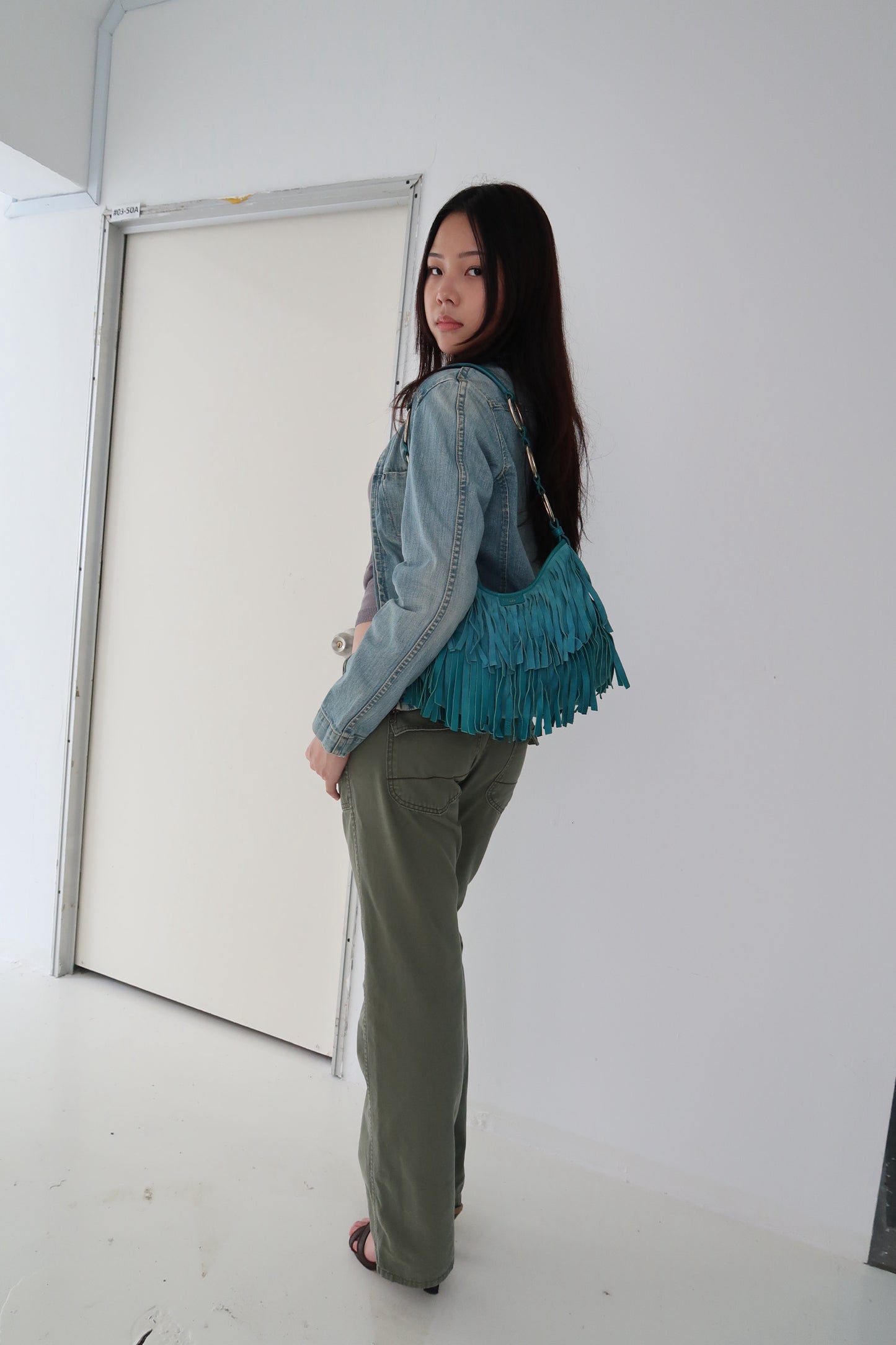 YSL Suede Fringe bag