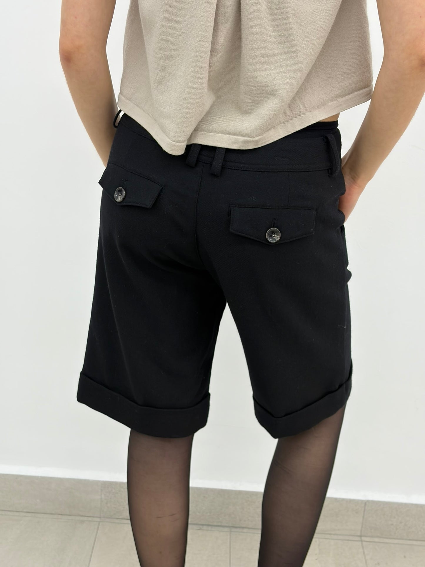 Button Capris Pants