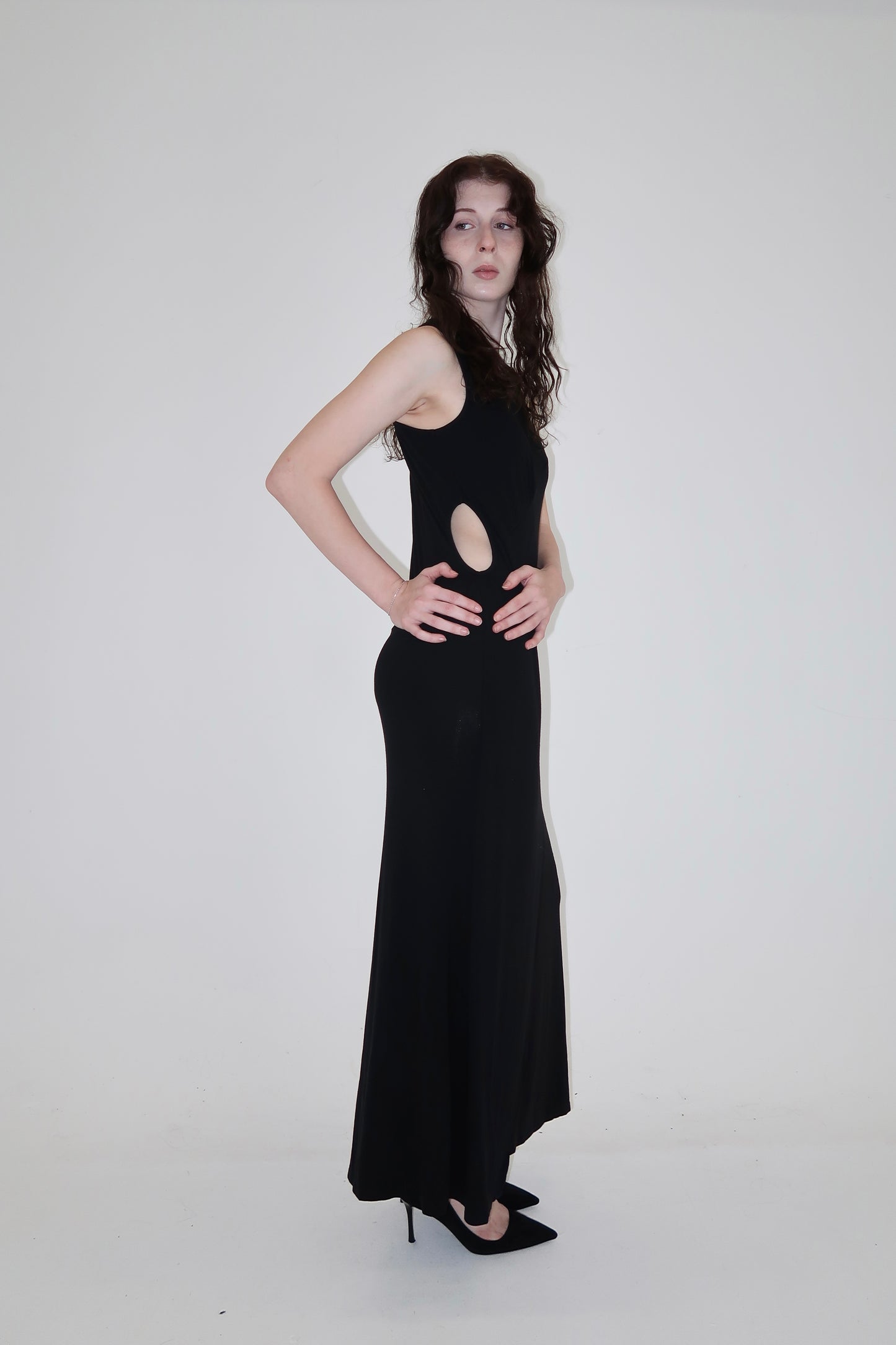 Black Cut Out Dress
