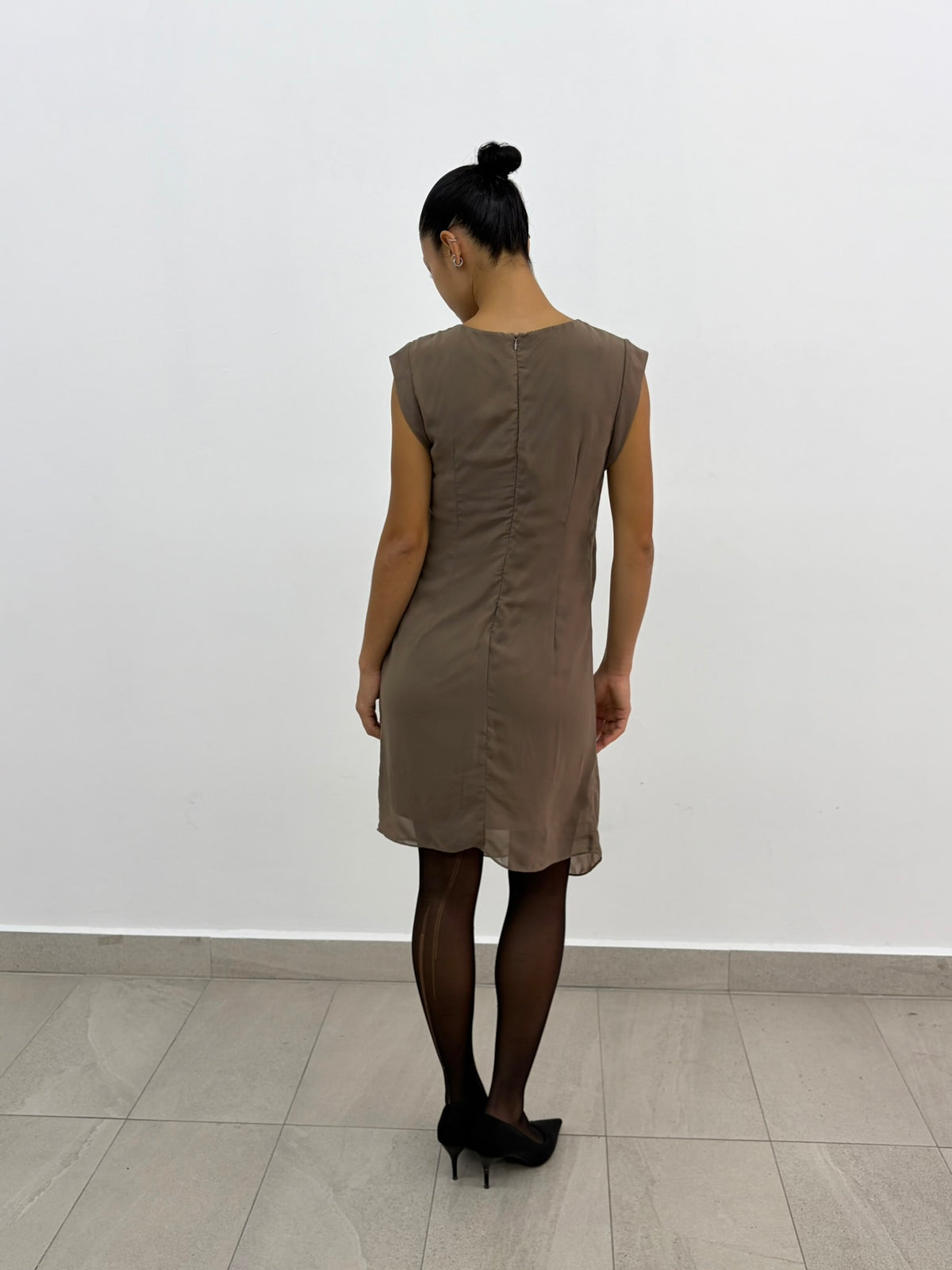 Gathered Midi Dress