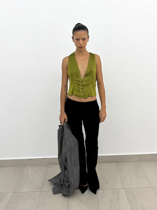 Reversible Green Top