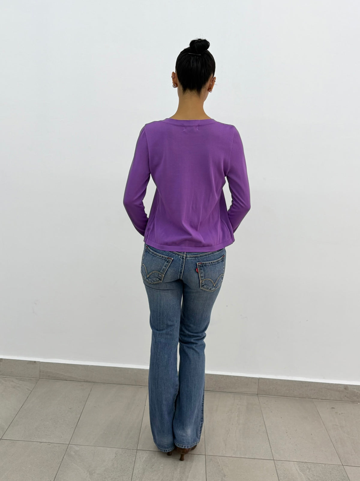 Purple Cardigan