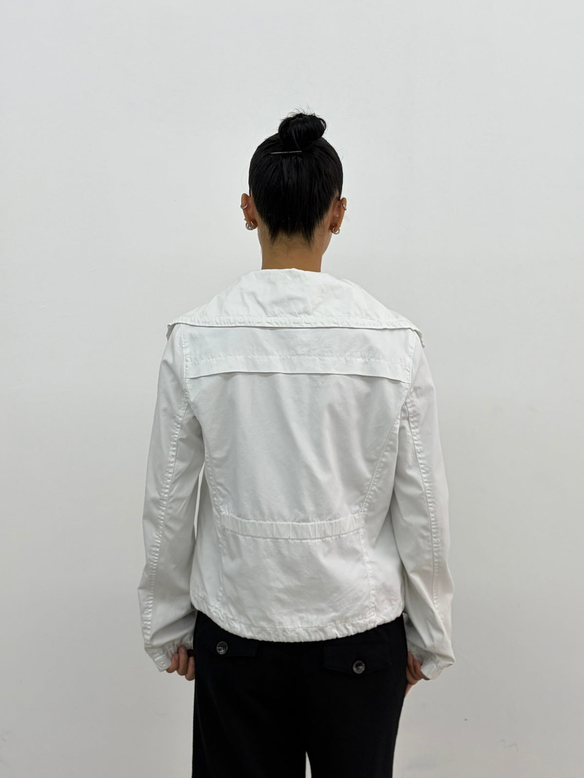 White Zipper Jacket