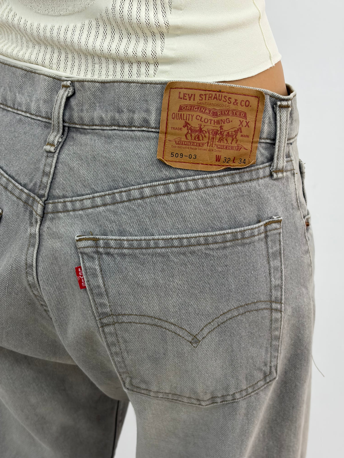 Grey Levis Jeans