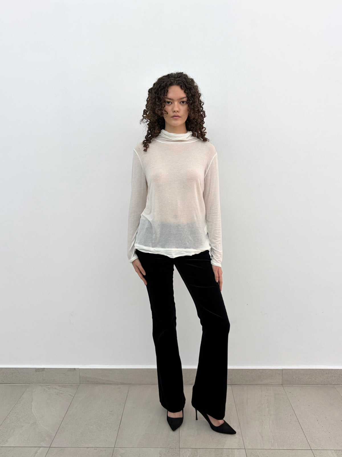 Black Velvet Pants