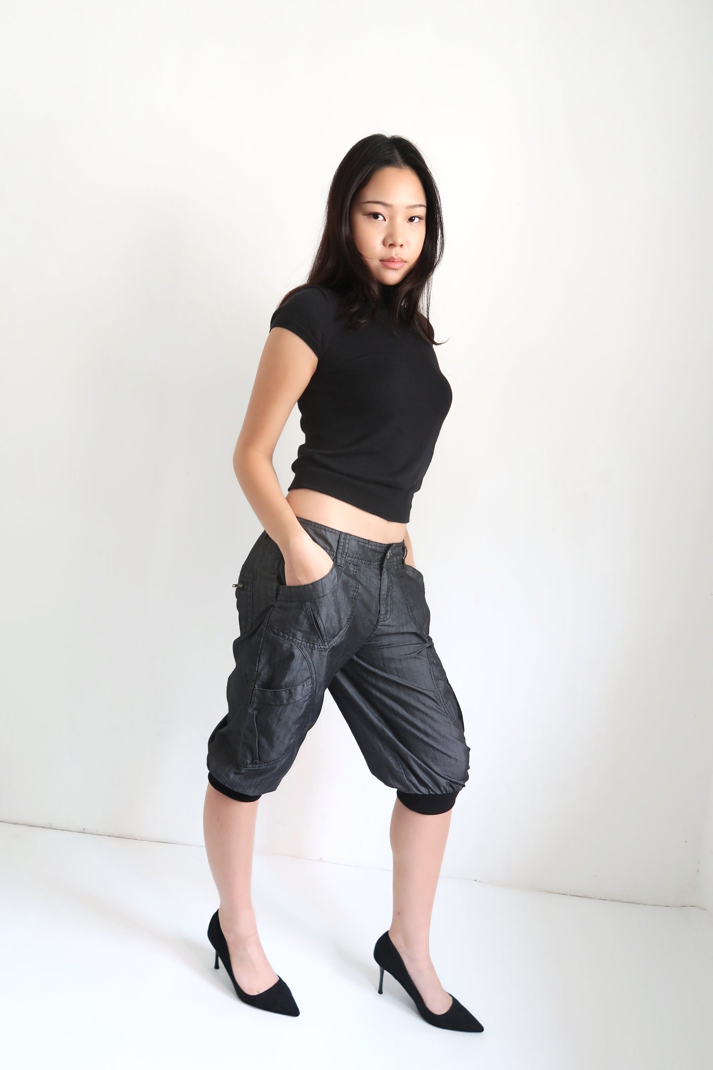 Dark Grey Capris