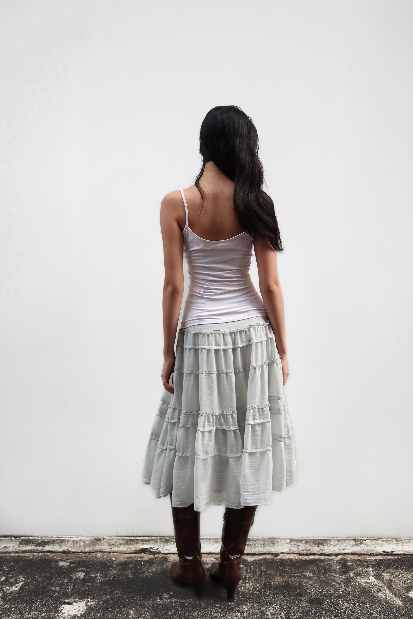 Blue Tired Skirt