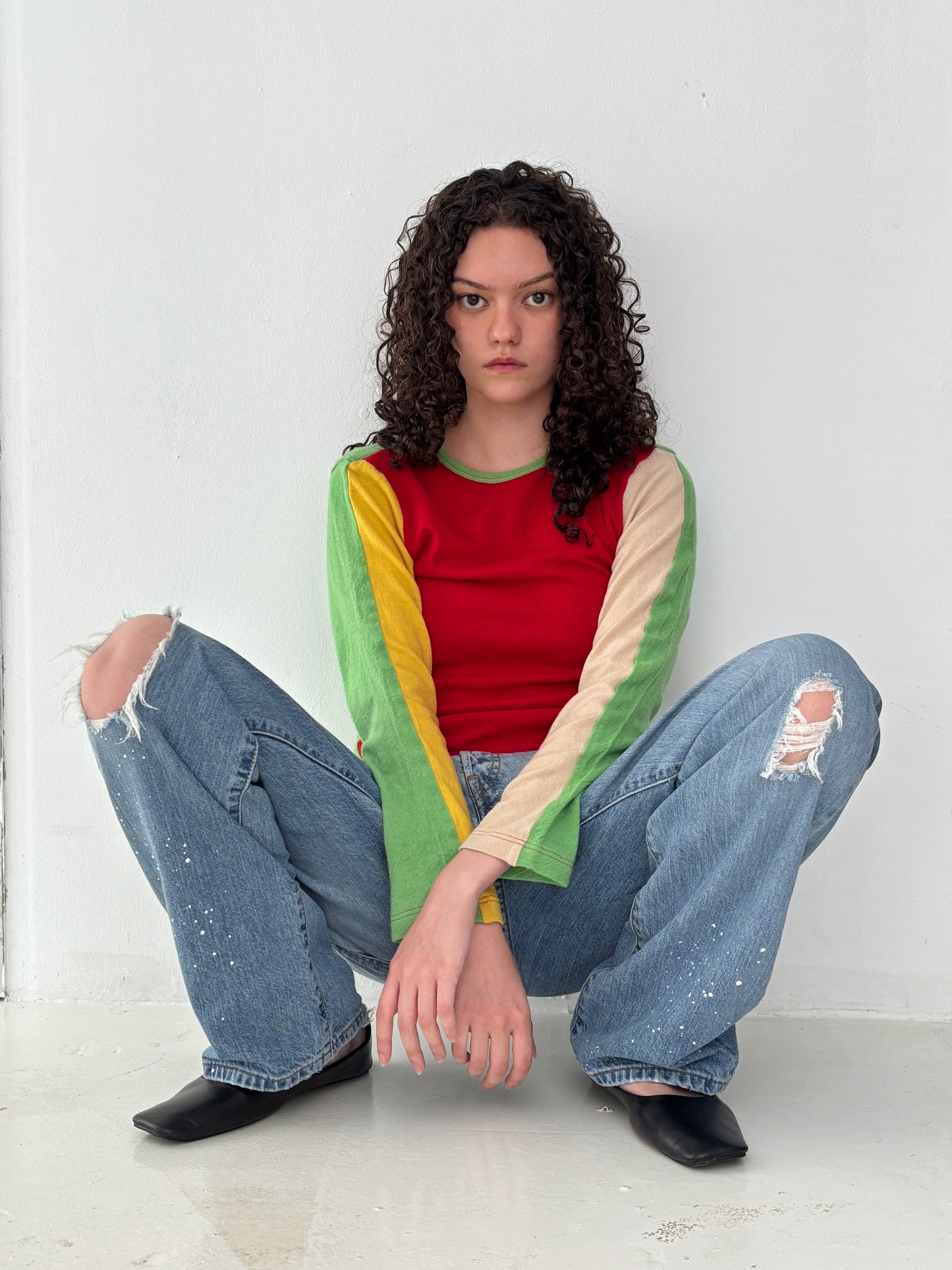 CDG Colour block Top