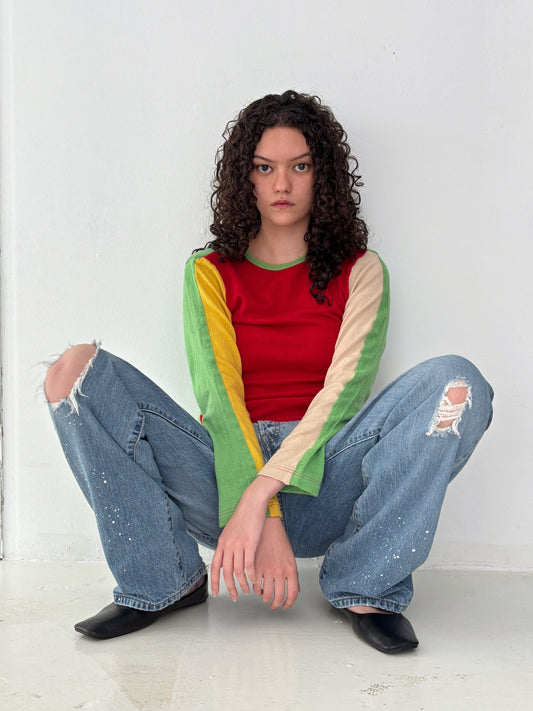 CDG Colour block Top