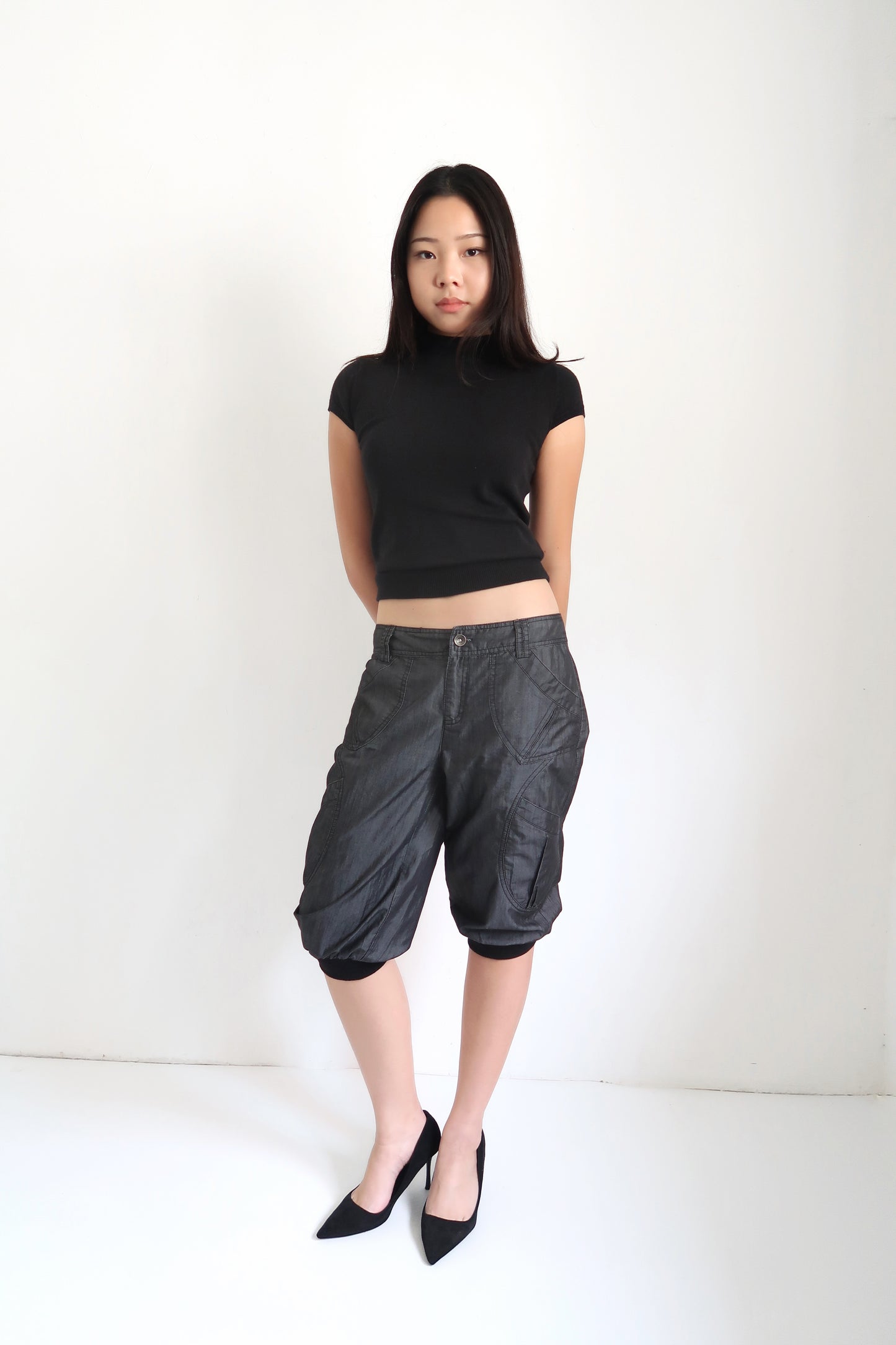 Dark Grey Capris