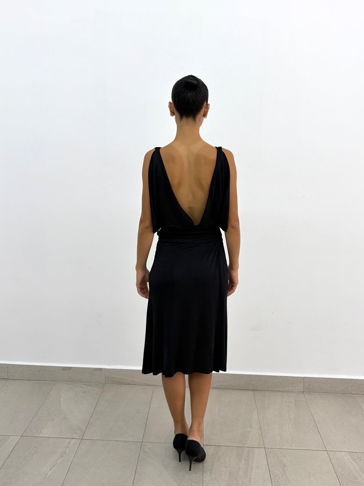 Backless Midi Dress