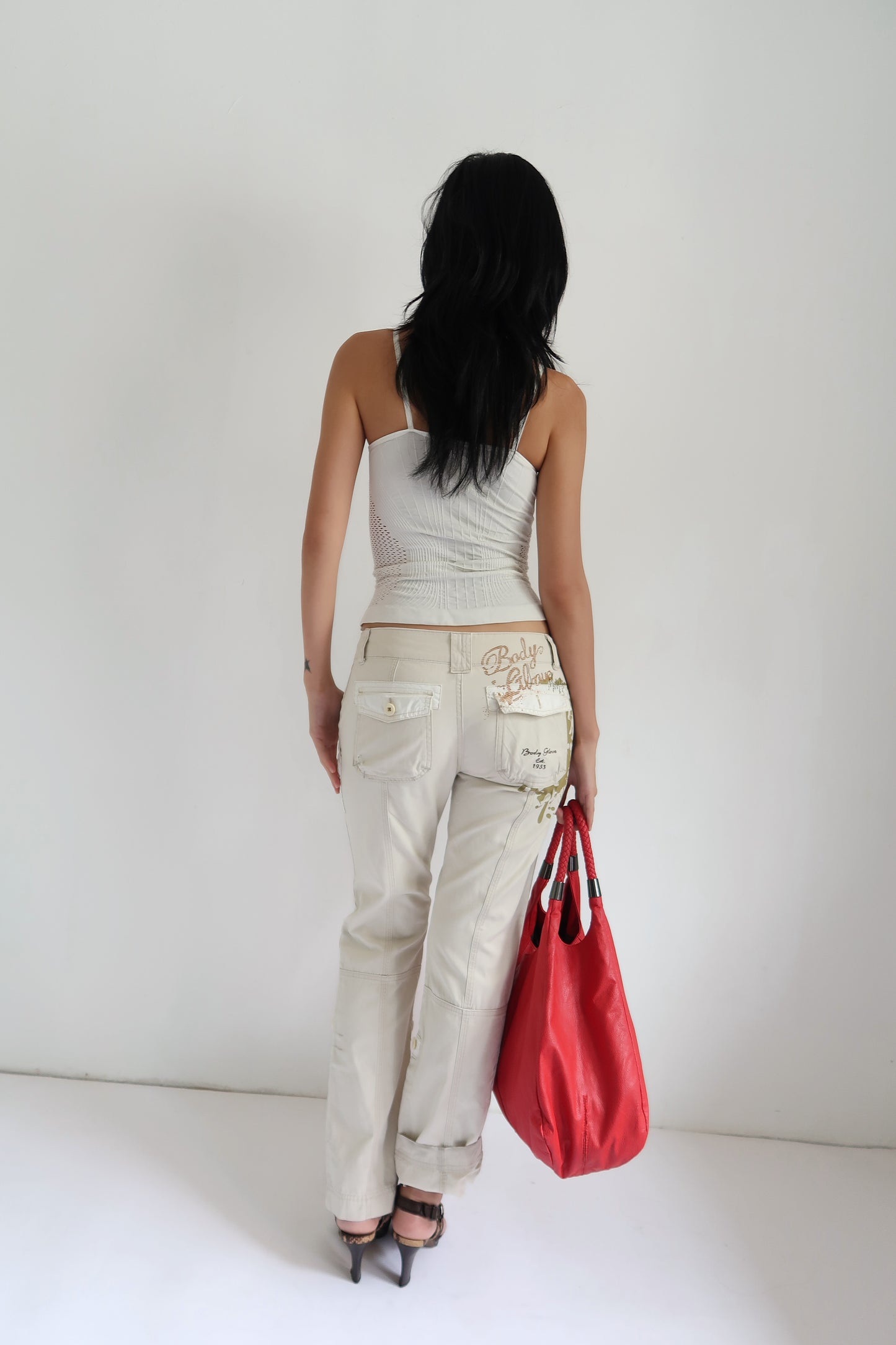 Beige Cargo Pants