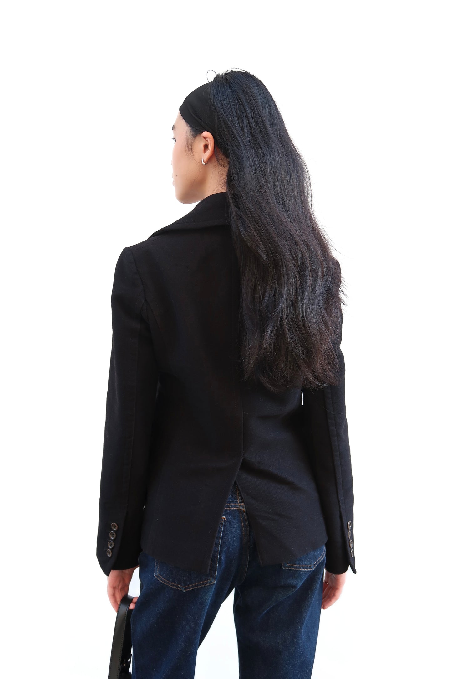Black buttons jacket