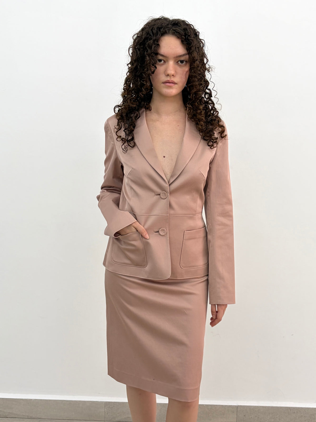 Pale Pink Suit Set