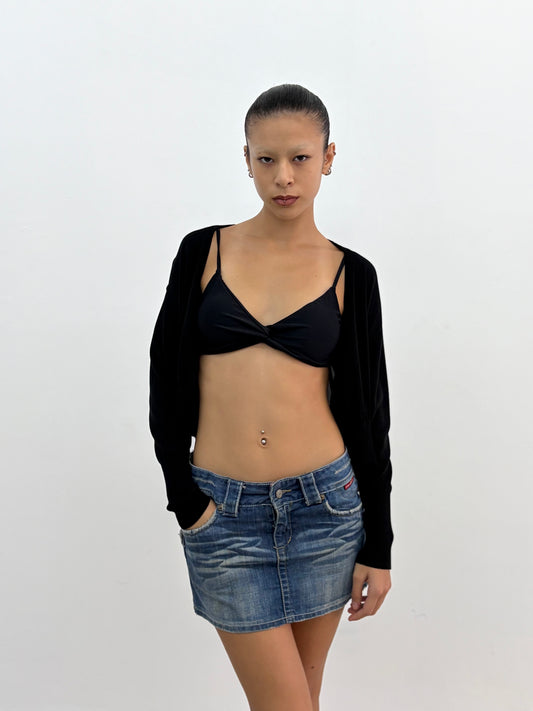 Denim Mini Skirt