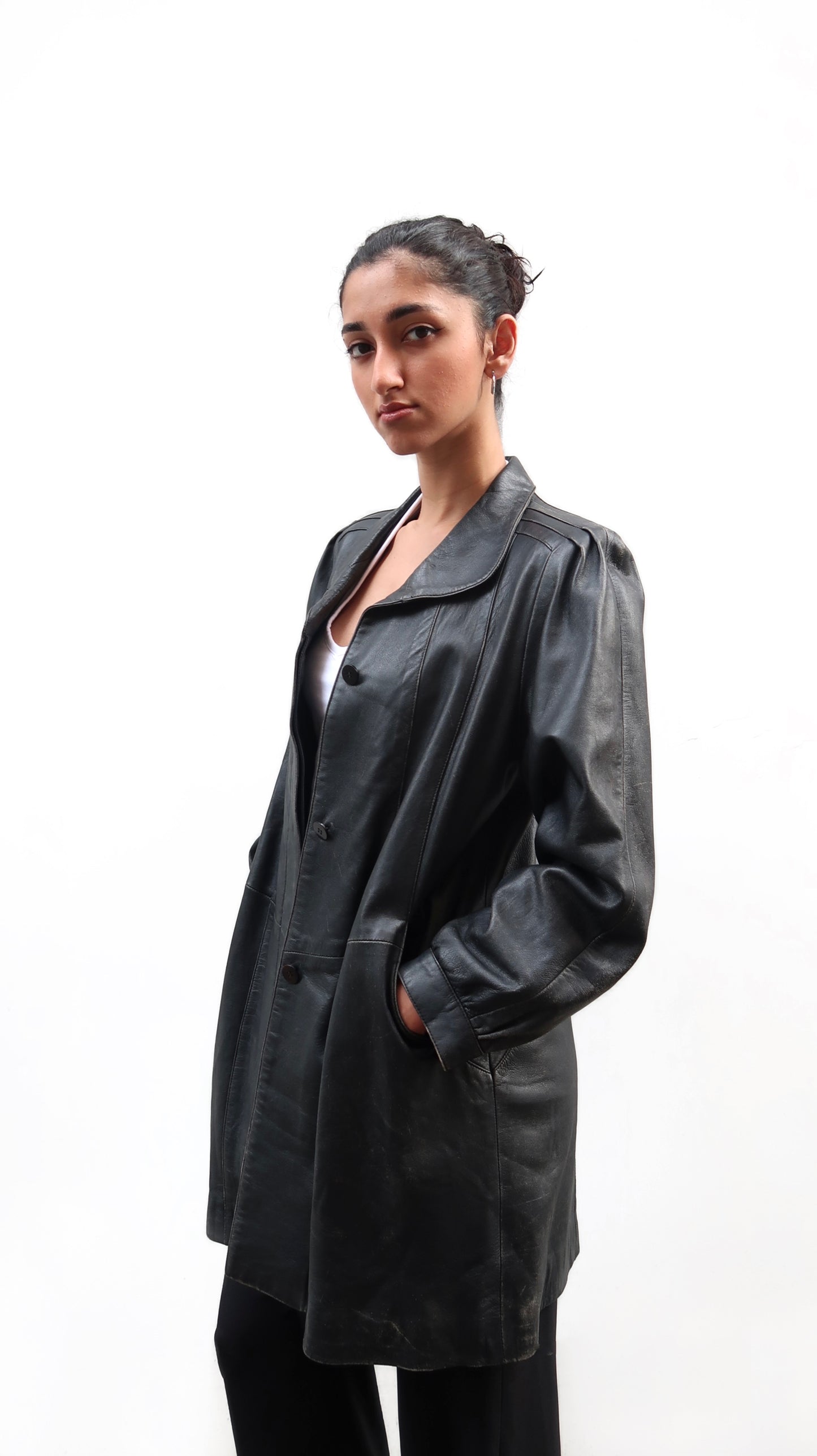 Long Leather Jacket