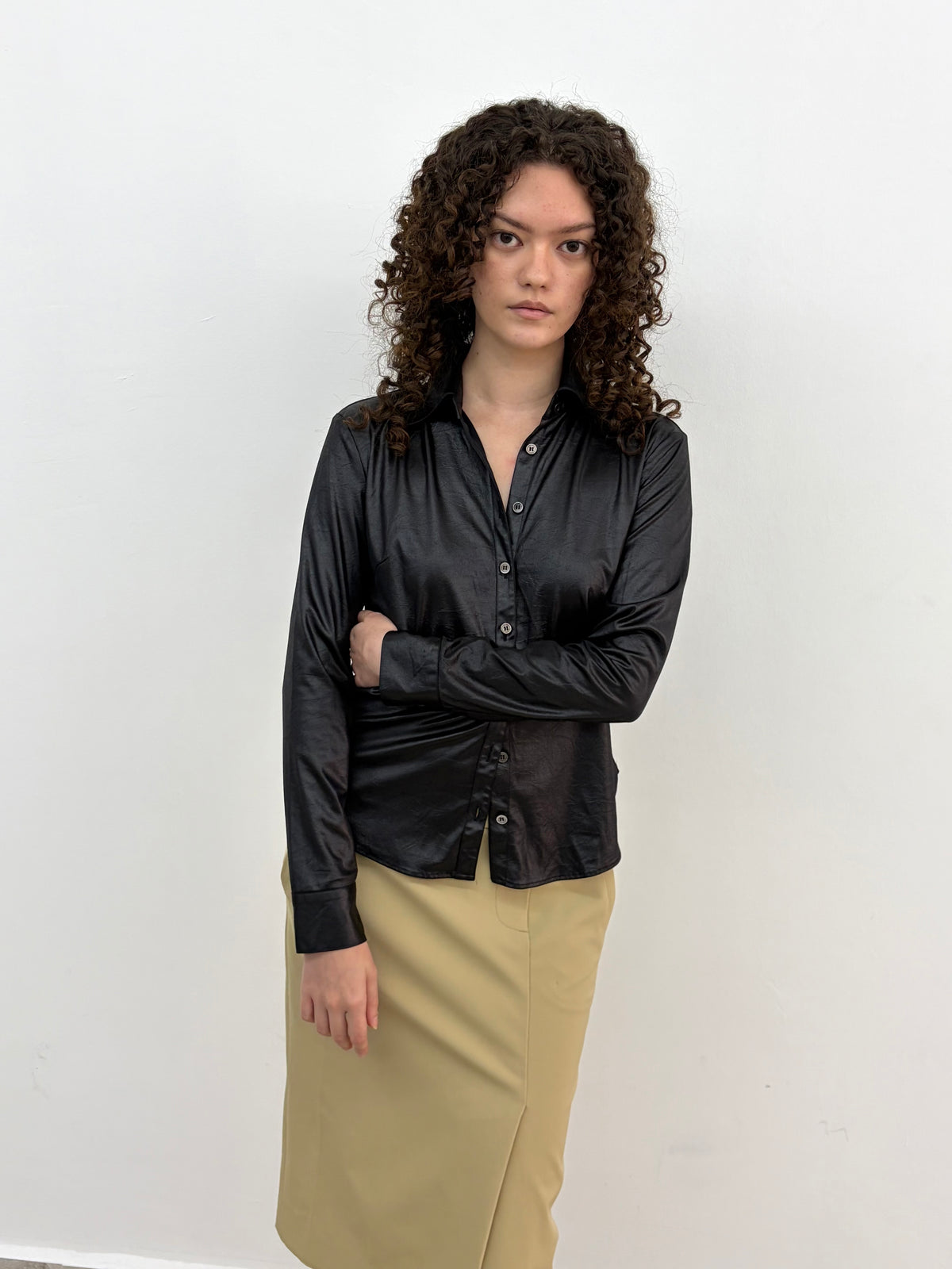Black Button Down Shirt