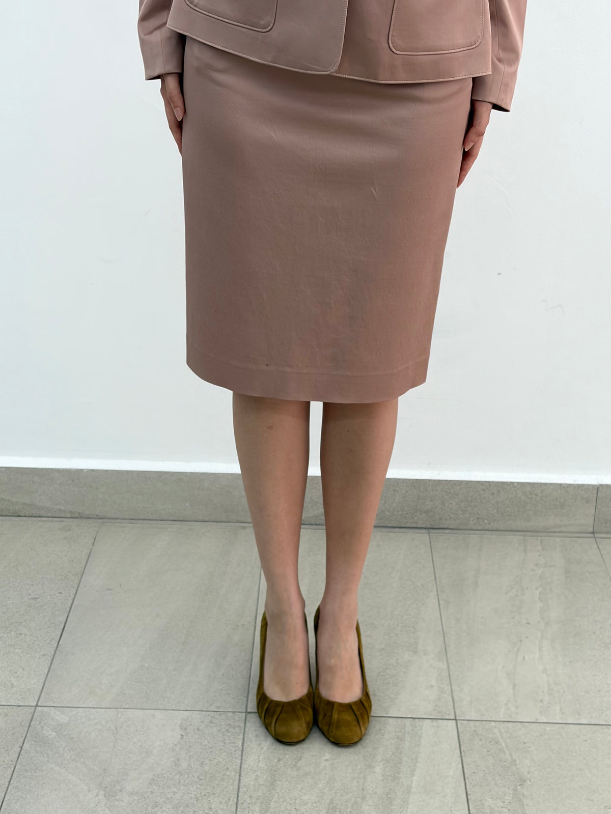 Suede Tan Heels