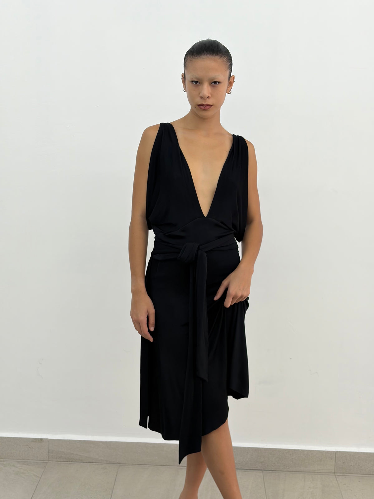 Backless Midi Dress