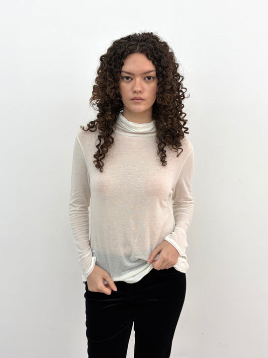 White Sheer Top