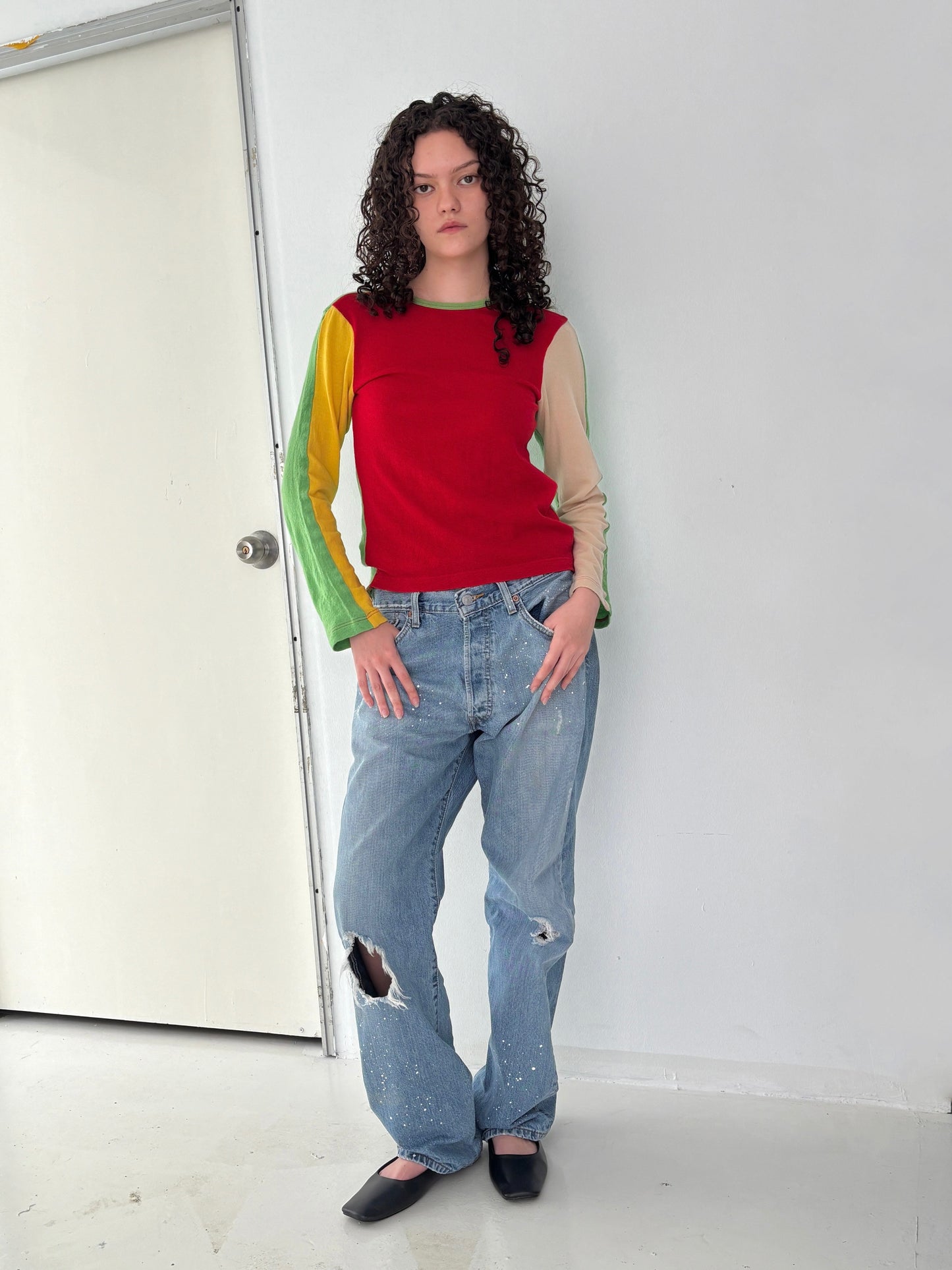 CDG Colour block Top