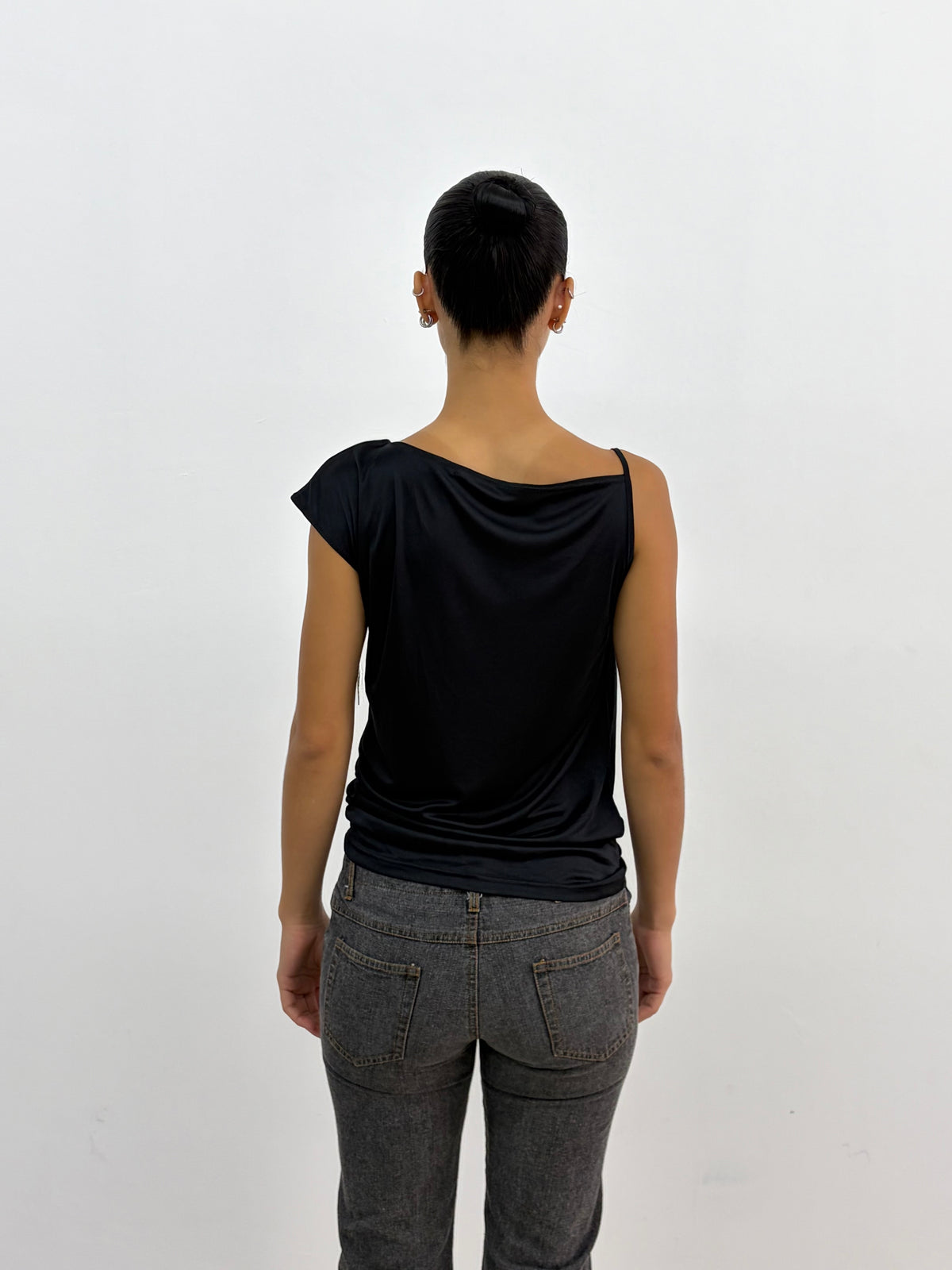 Grey Low Rise Pants