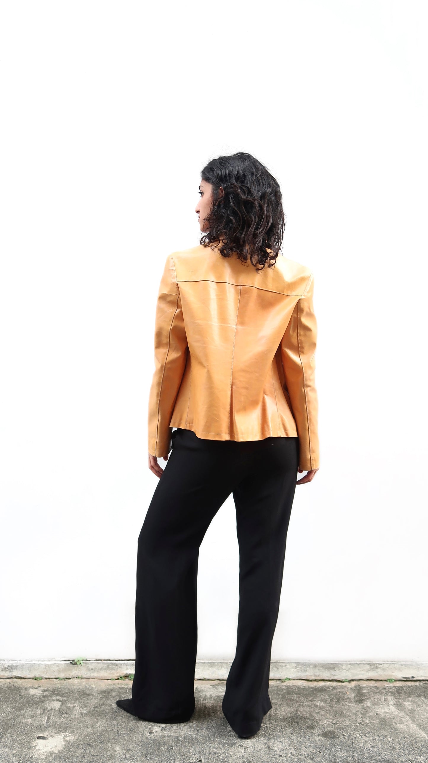 Yellow Leather Jacket