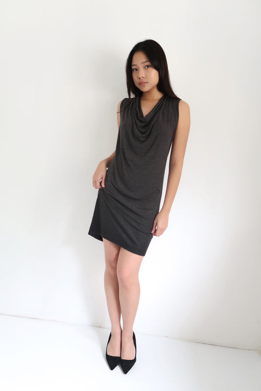 Grey Midi Dress