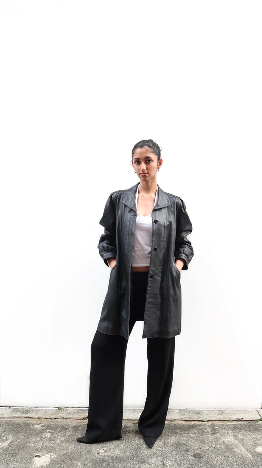 Long Leather Jacket