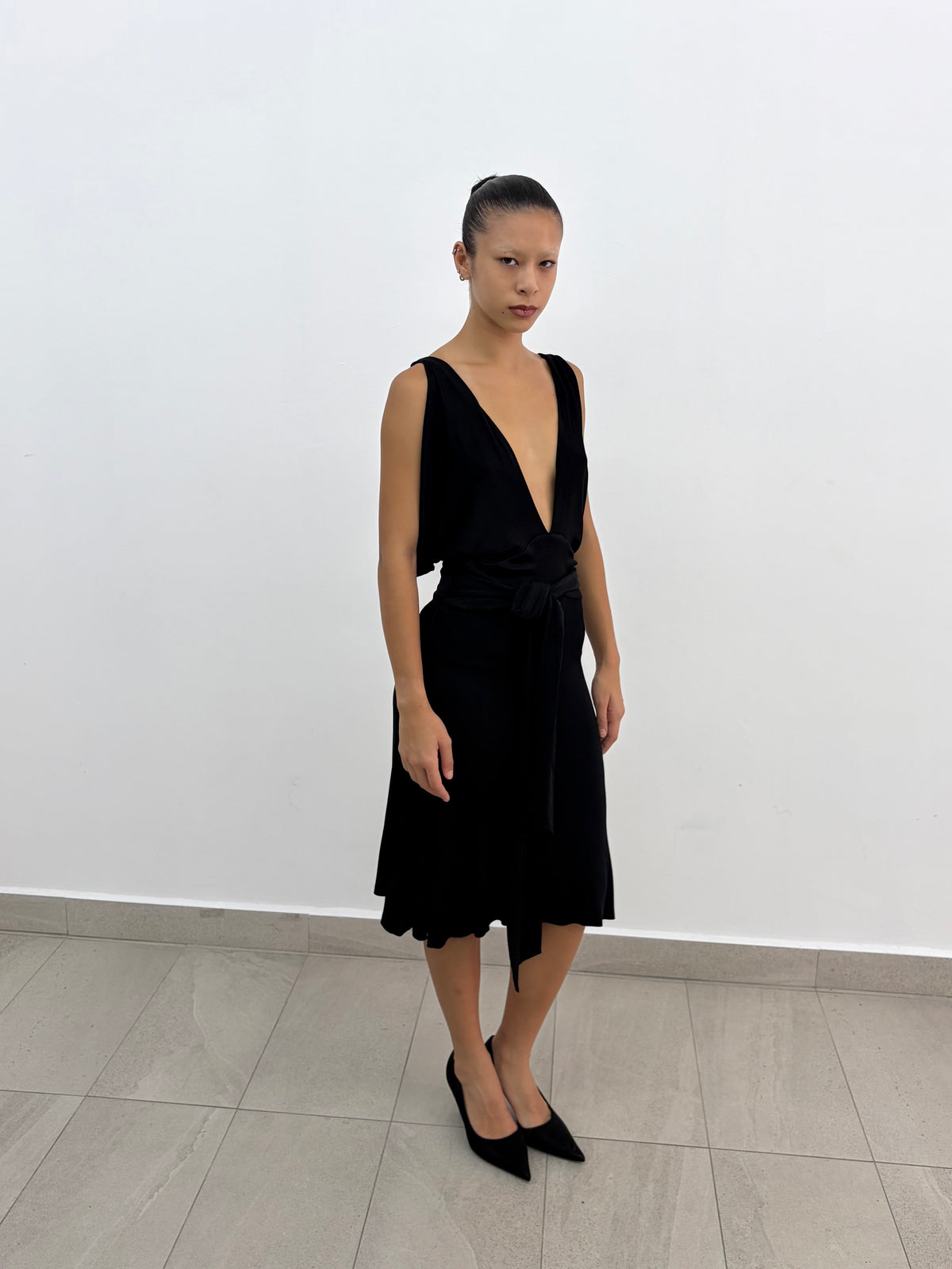 Backless Midi Dress