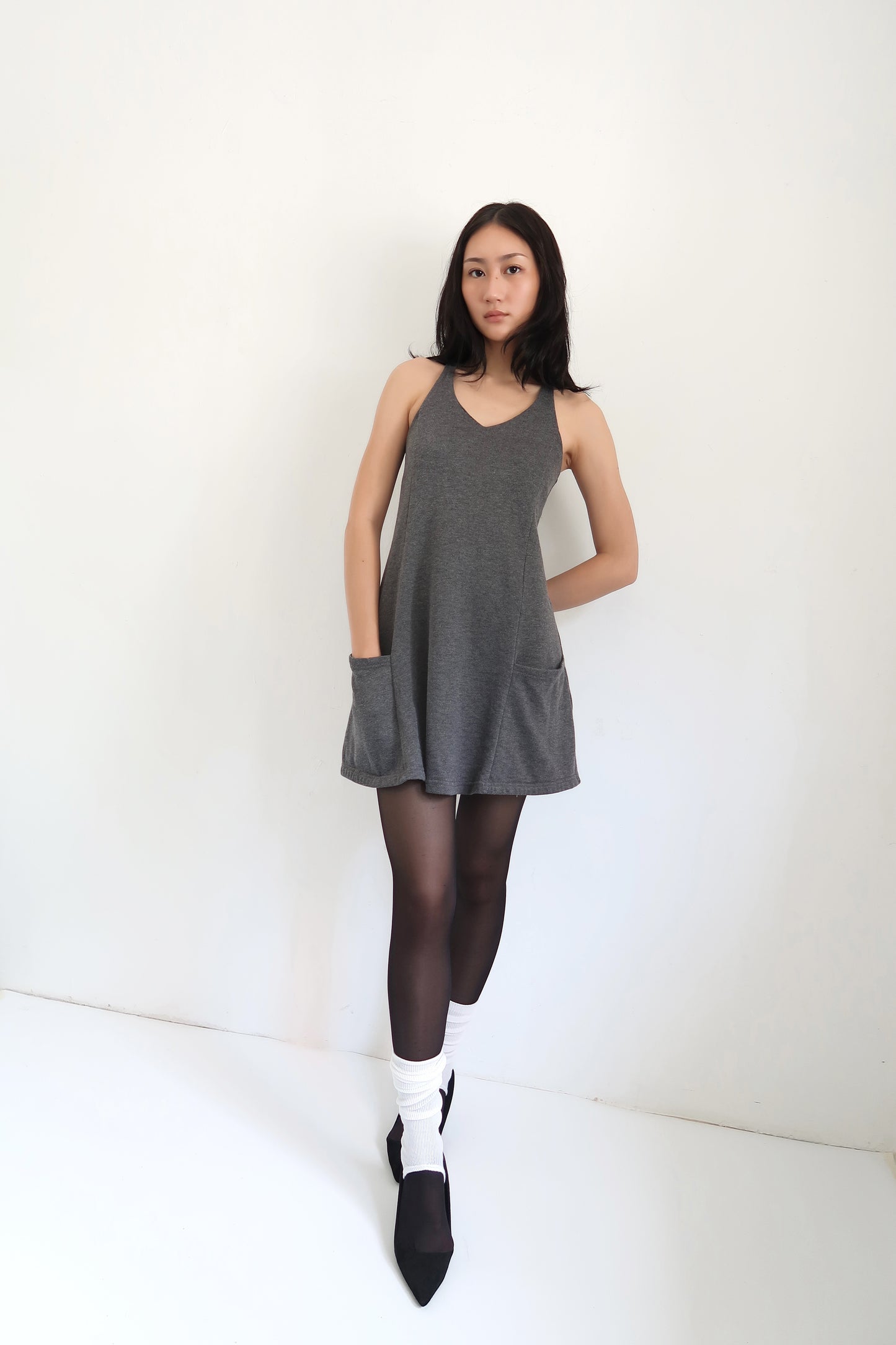 Grey Mini Dress