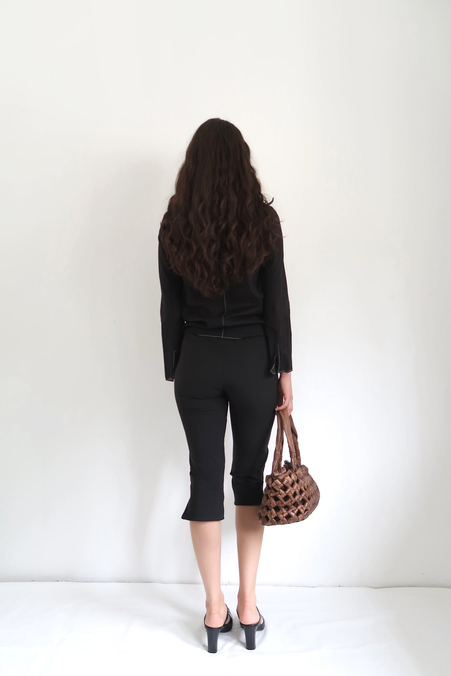 Woven Brown Bag