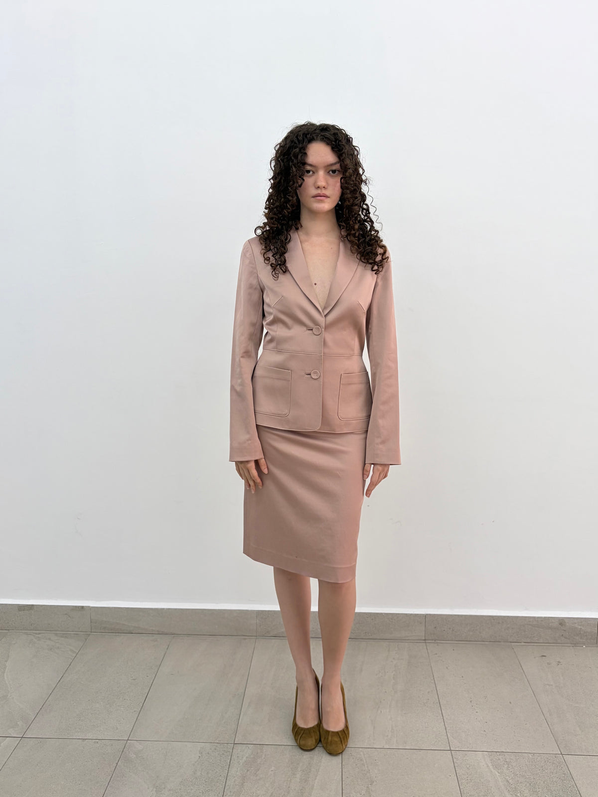 Pale Pink Suit Set