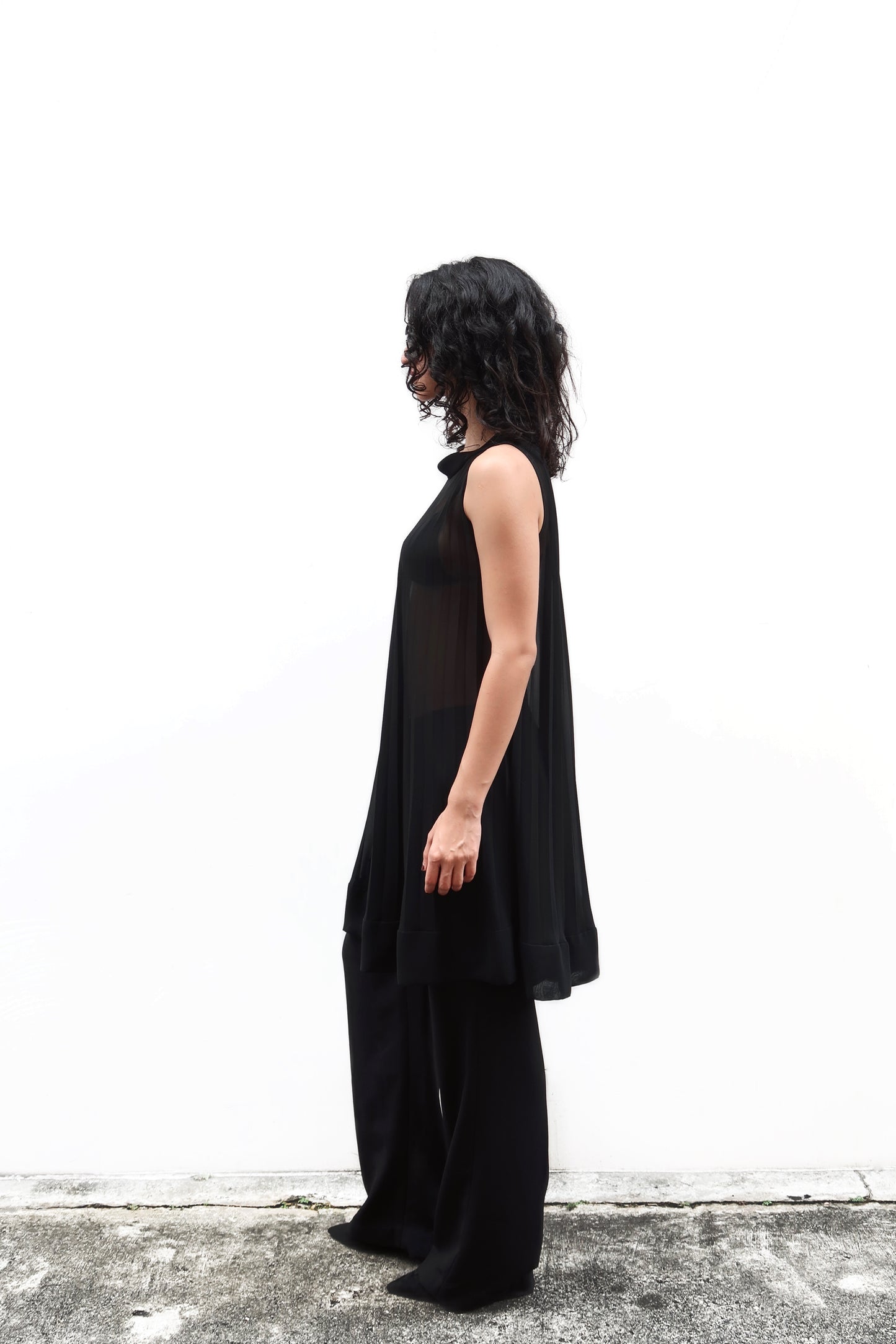 Black Sheer Dress