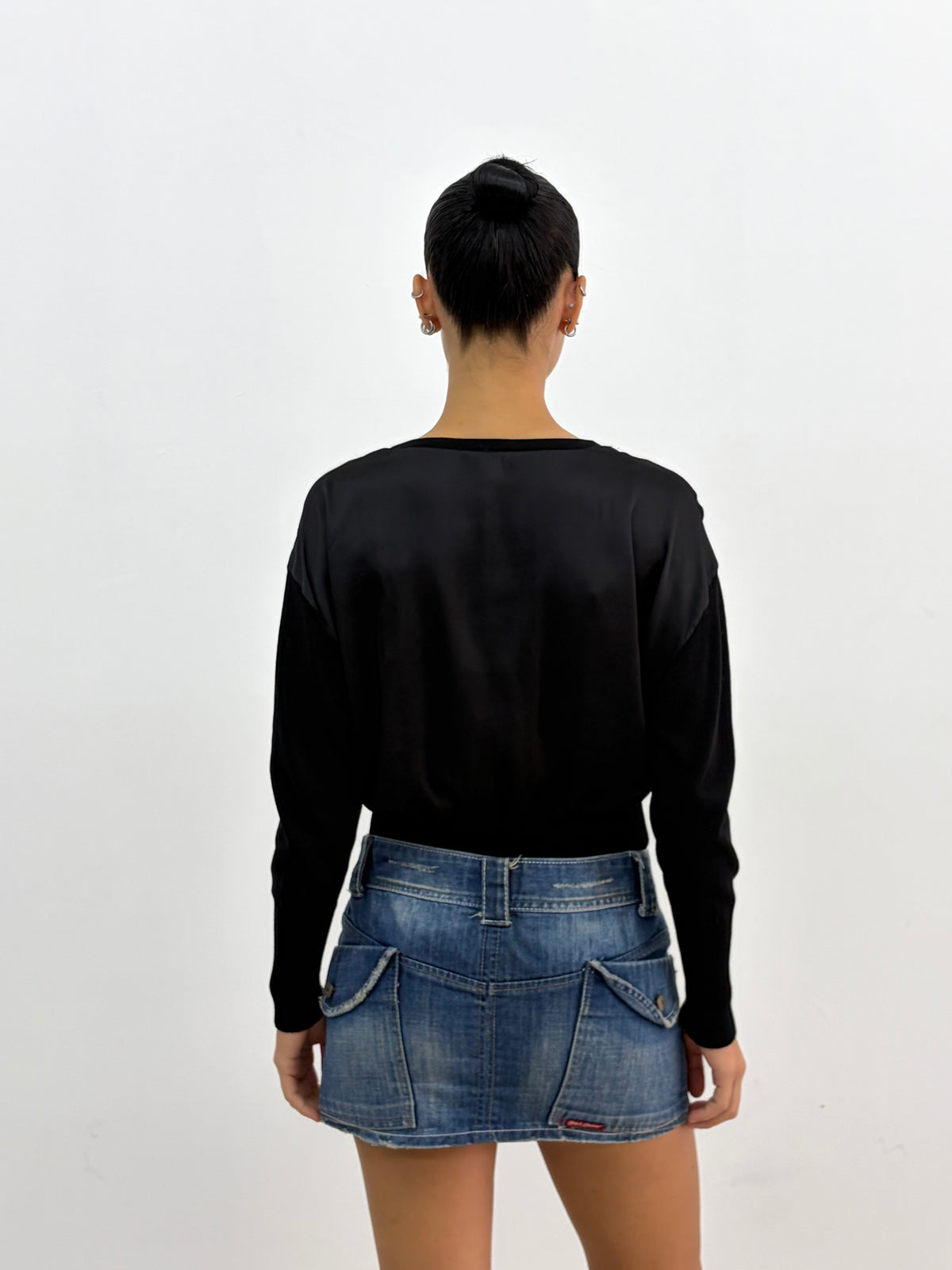 Denim Mini Skirt