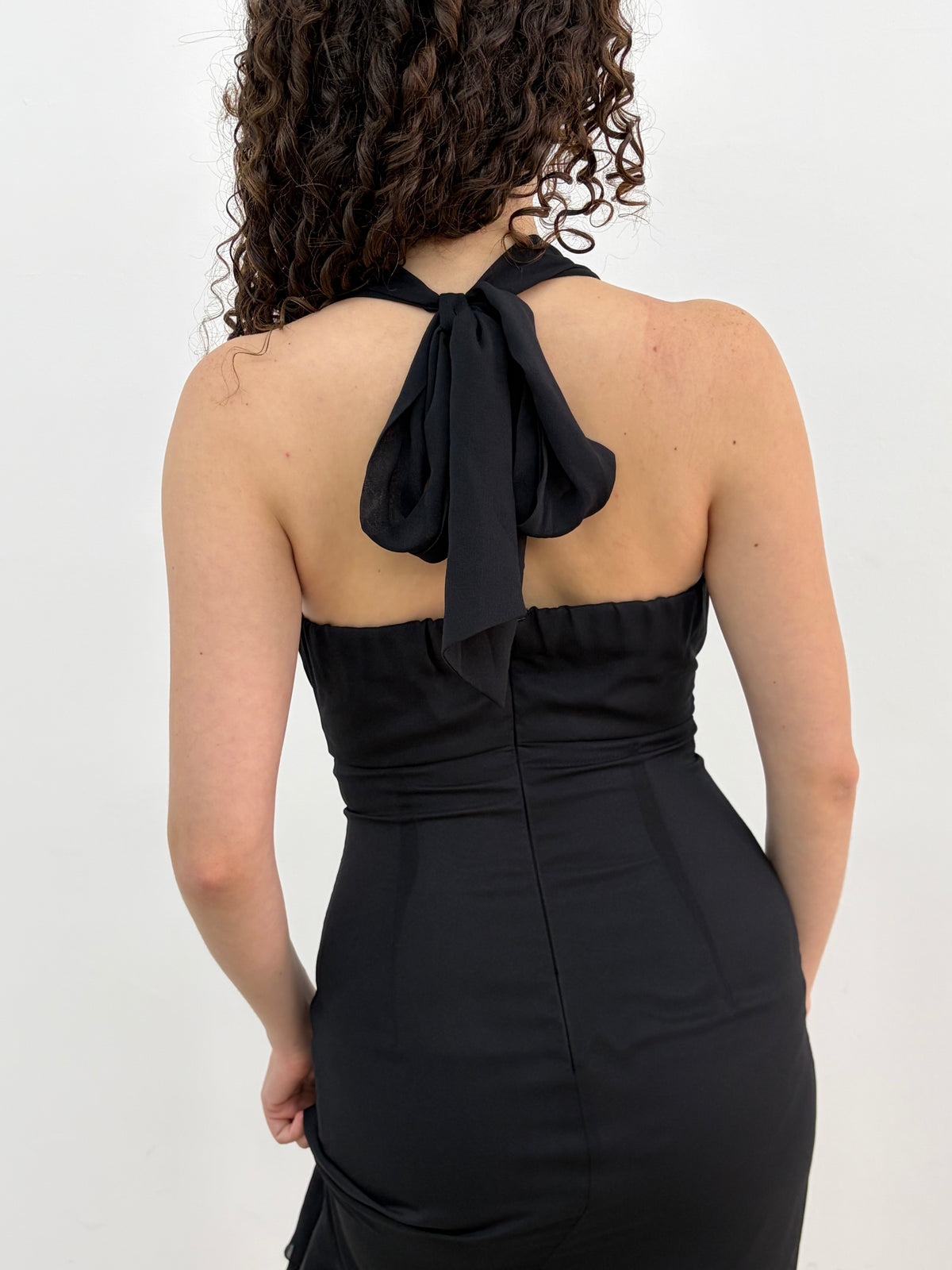 Ruffle Halter Dress