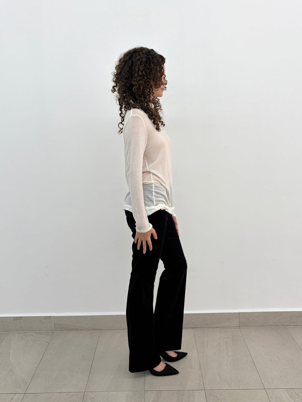 Black Velvet Pants