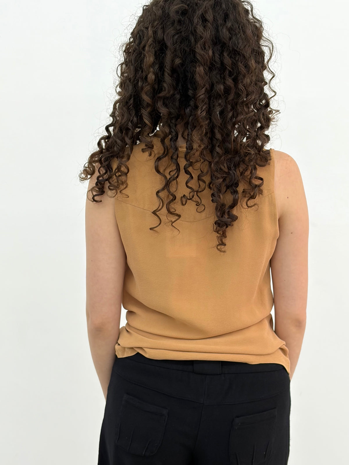 Orange Drape Top