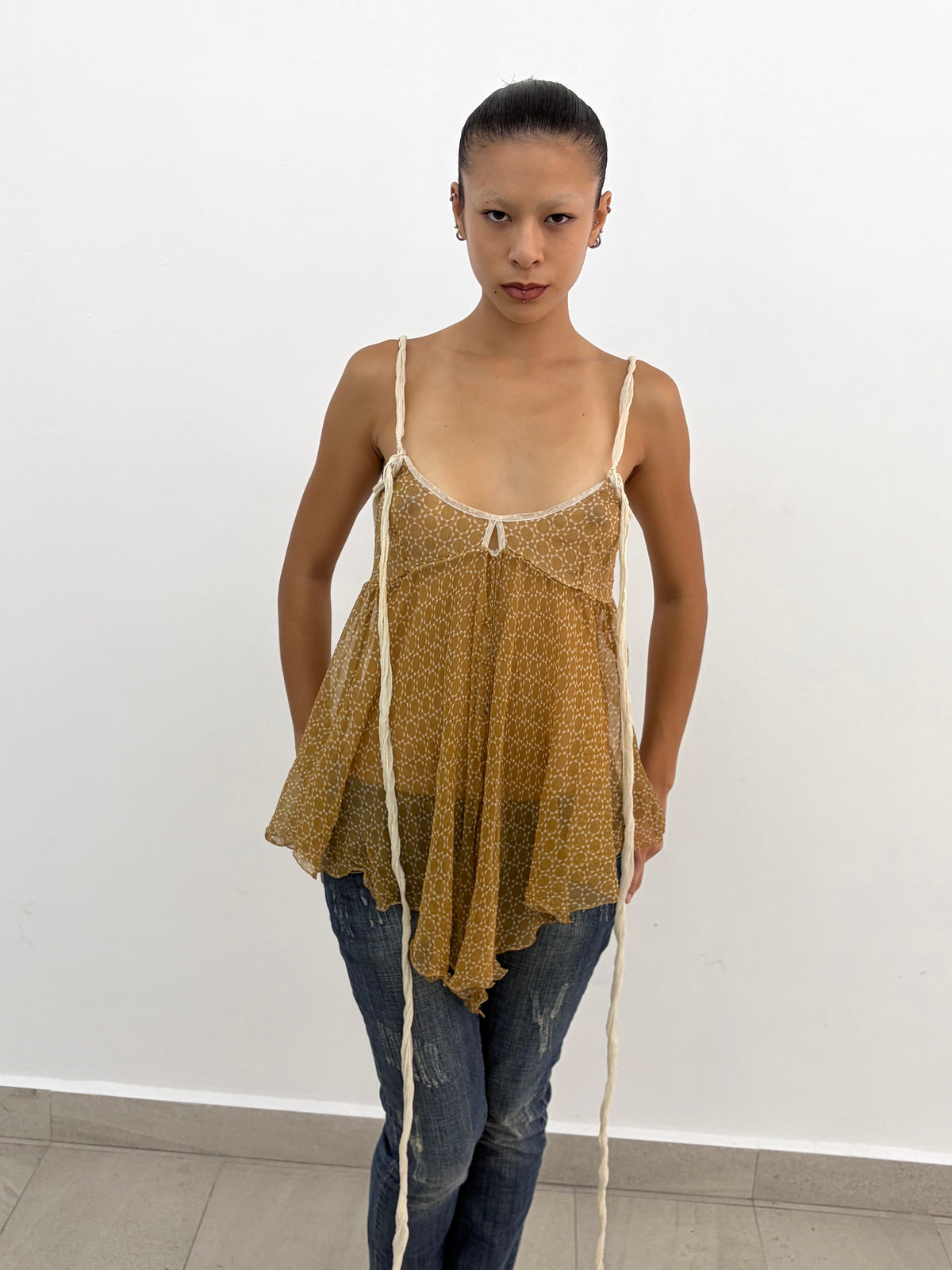 Silk Sheer Top