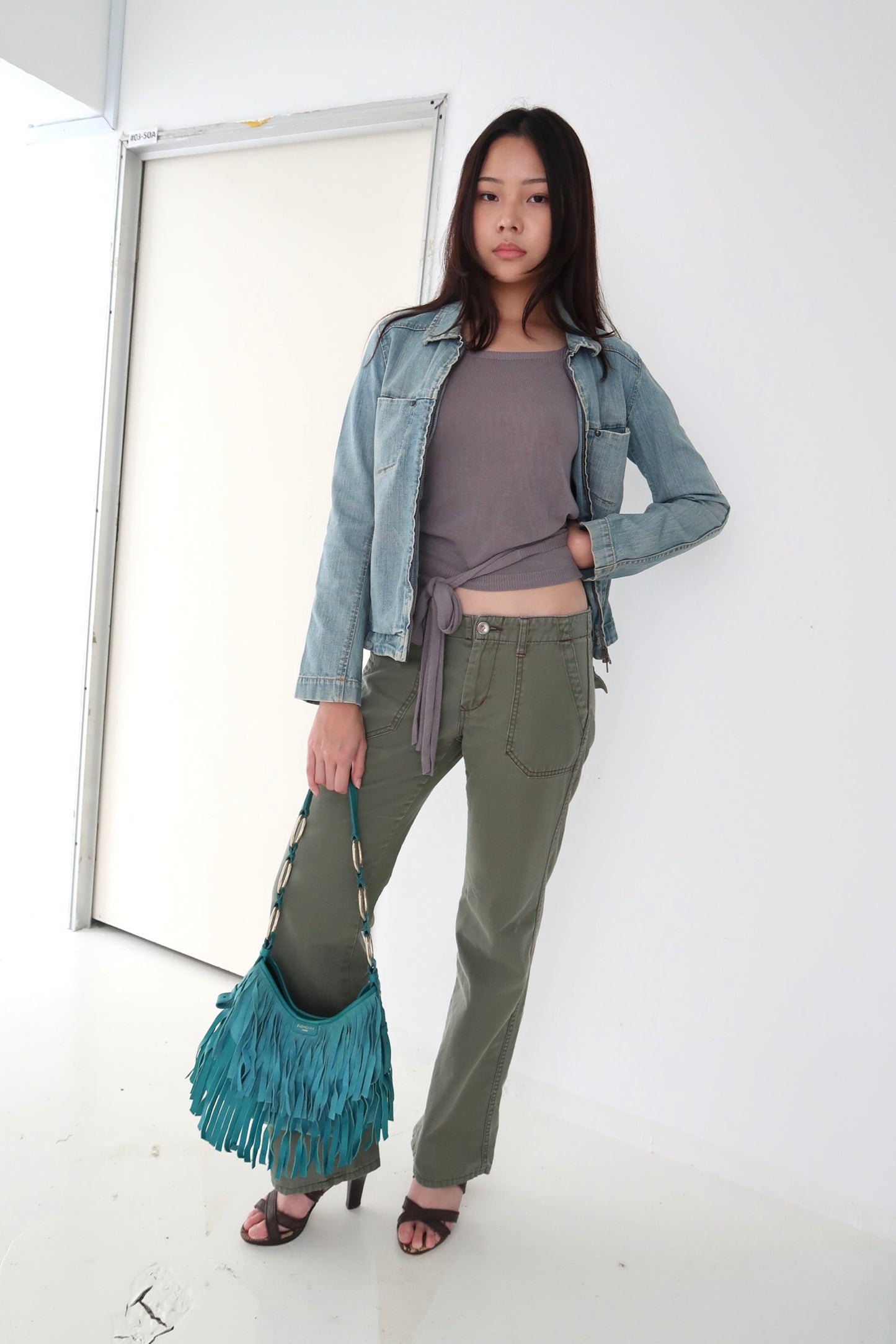 YSL Suede Fringe bag