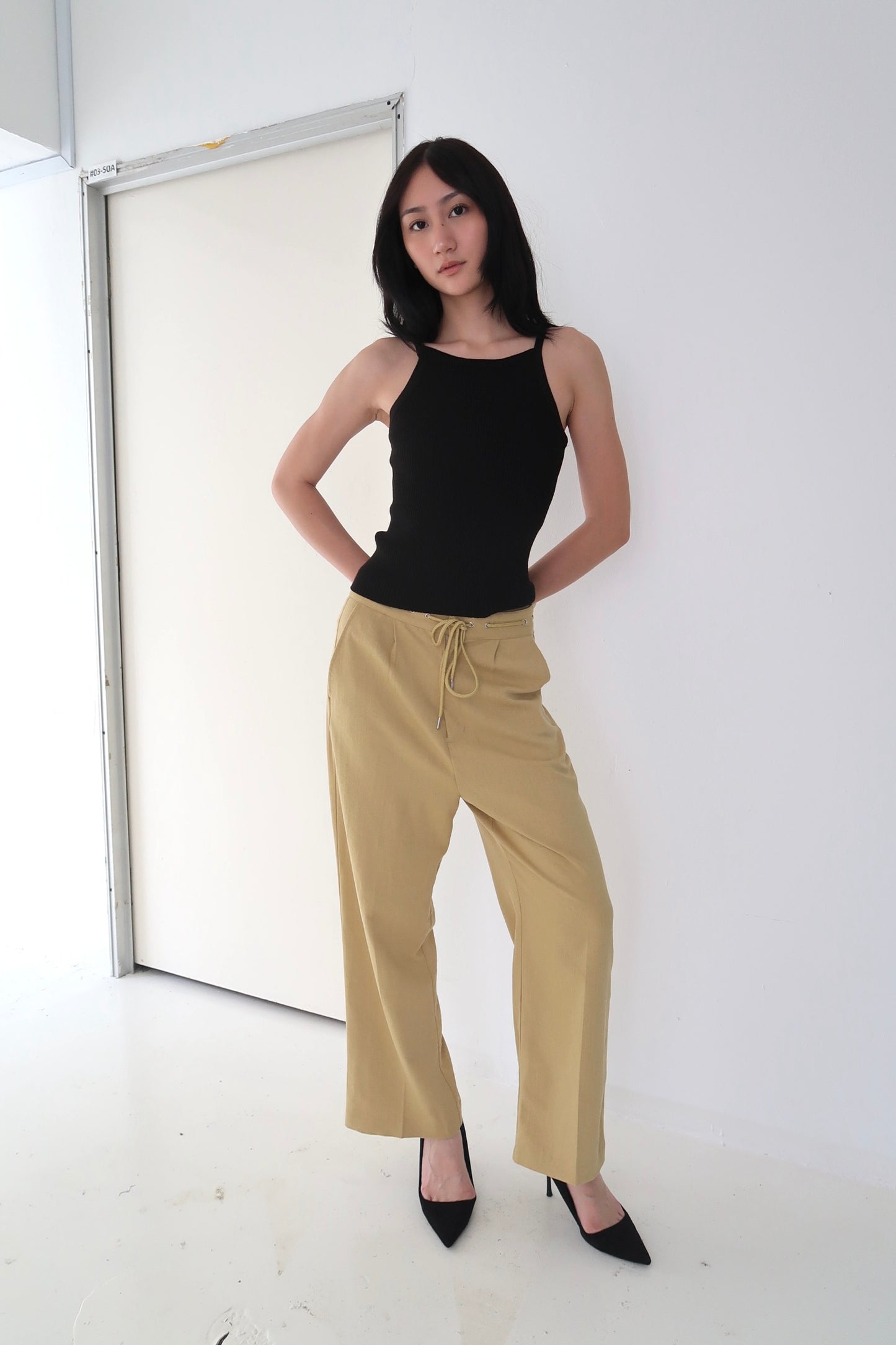 Pleated Flowy Pants