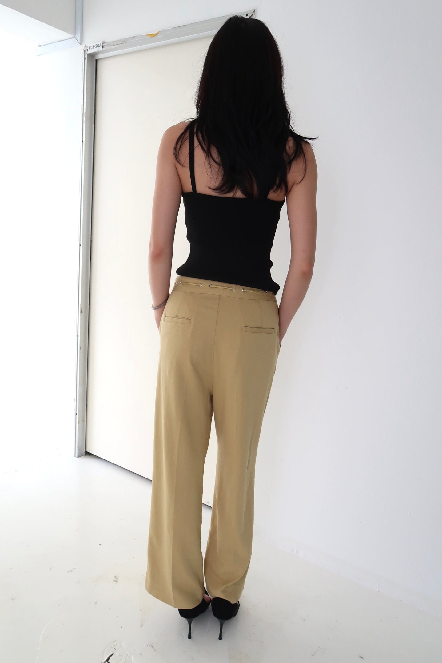 Pleated Flowy Pants